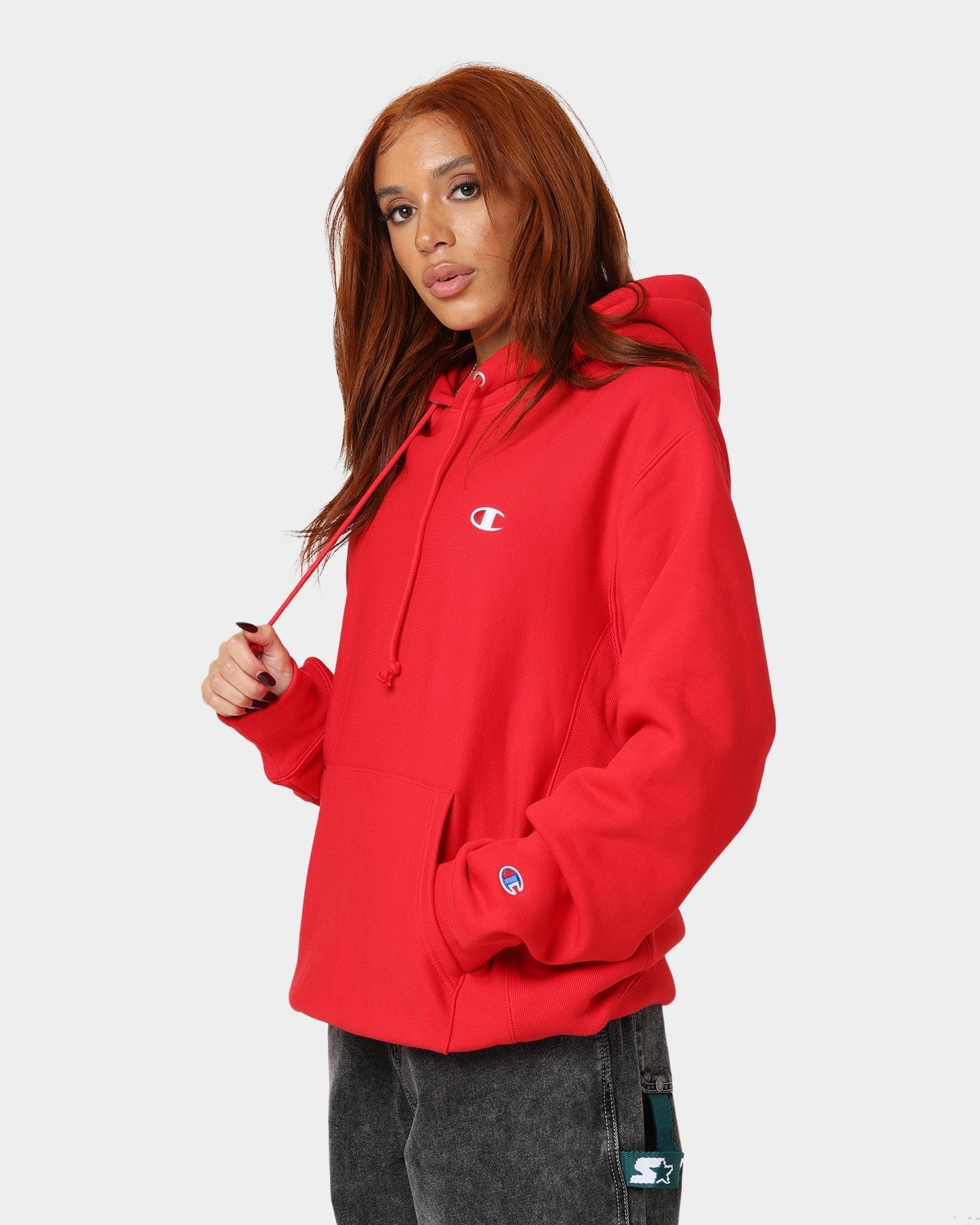 Champion Reverse Weave Hoodie Red