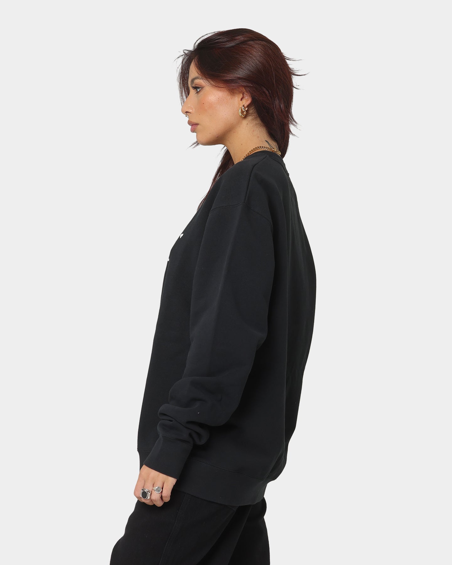 Jordan Izjava Essentials Fleece Crew Twichirt Black