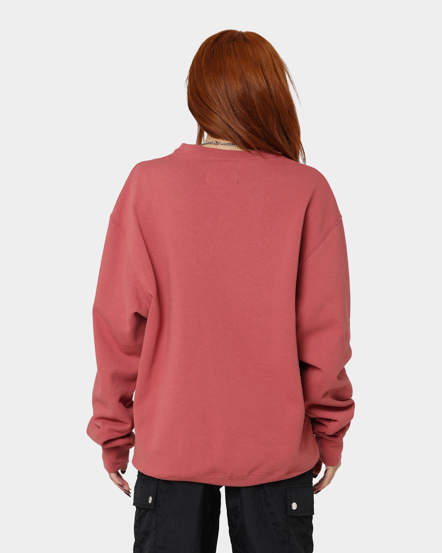 Jordan uttalelse essensielle fleece crewneck canyon rust