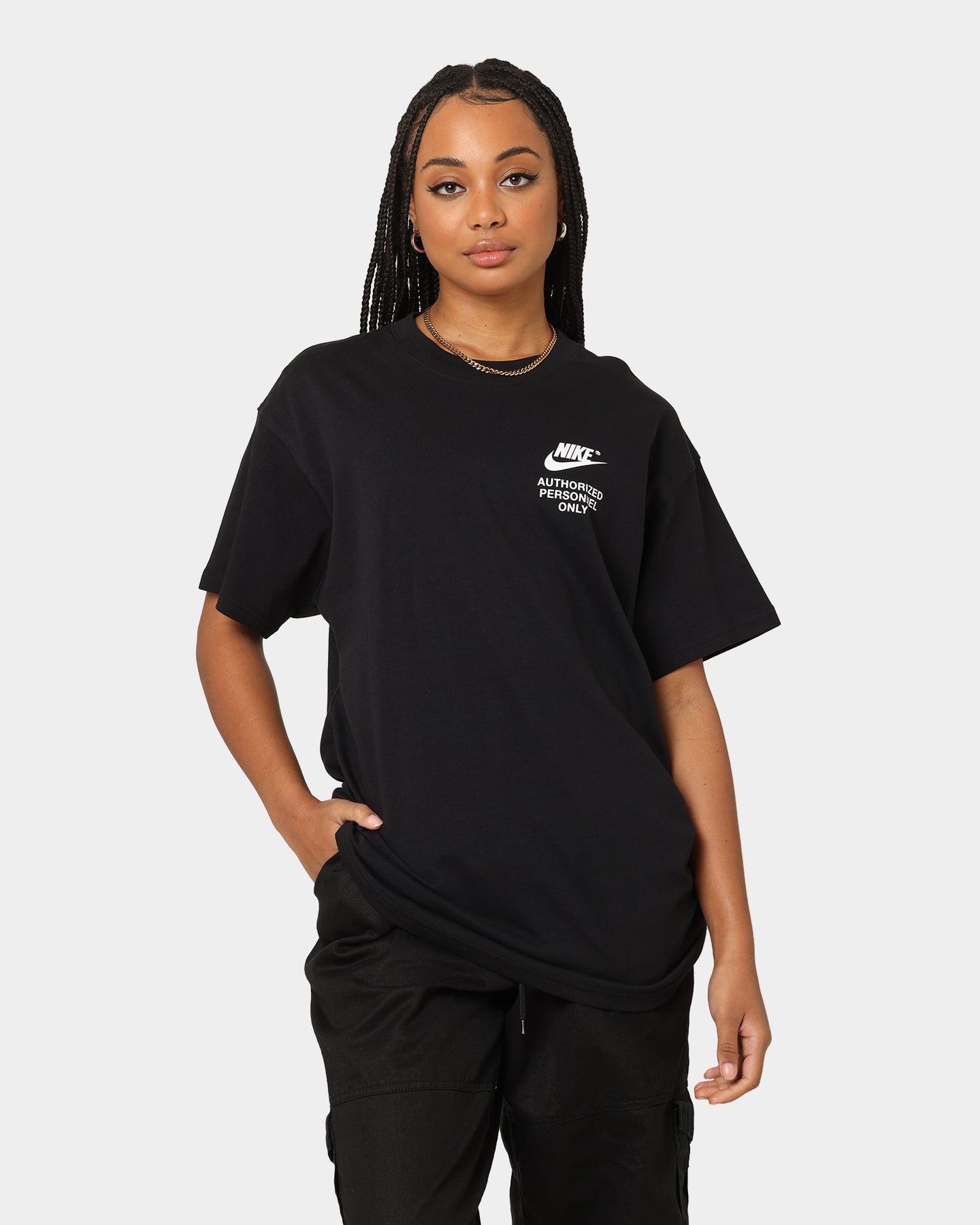 Nike Sportswear geautoriseerd personeel T-shirt zwart