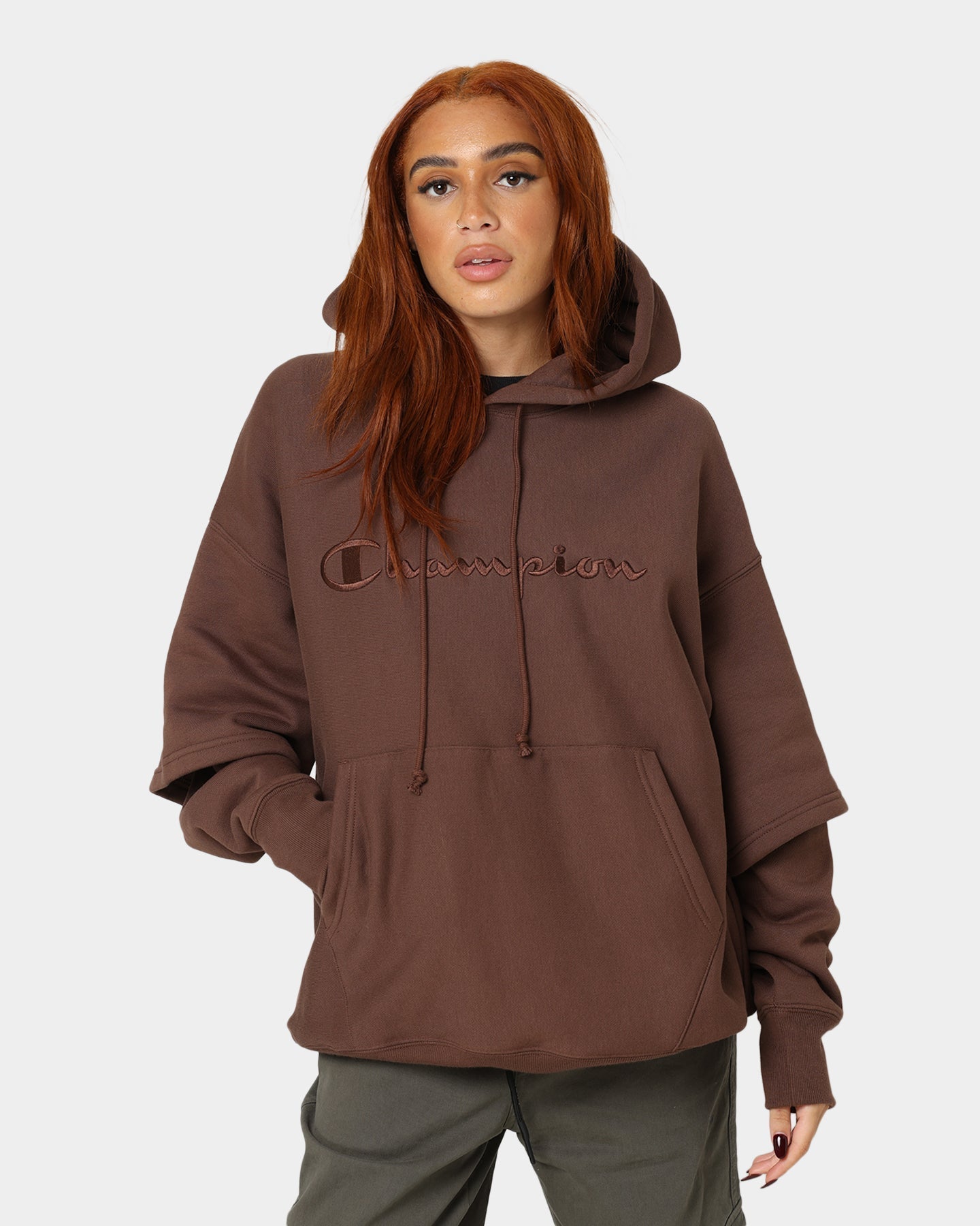 Champion ëmgedréint weave duebel Schicht Hoodie Coco Loco