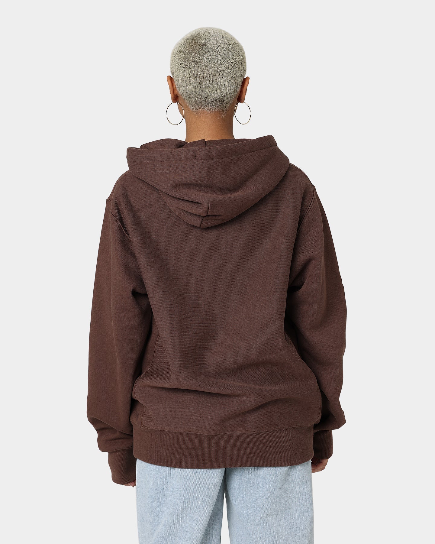 Campion Reverse Weave Quarter Zip Hoodie Coco Loco