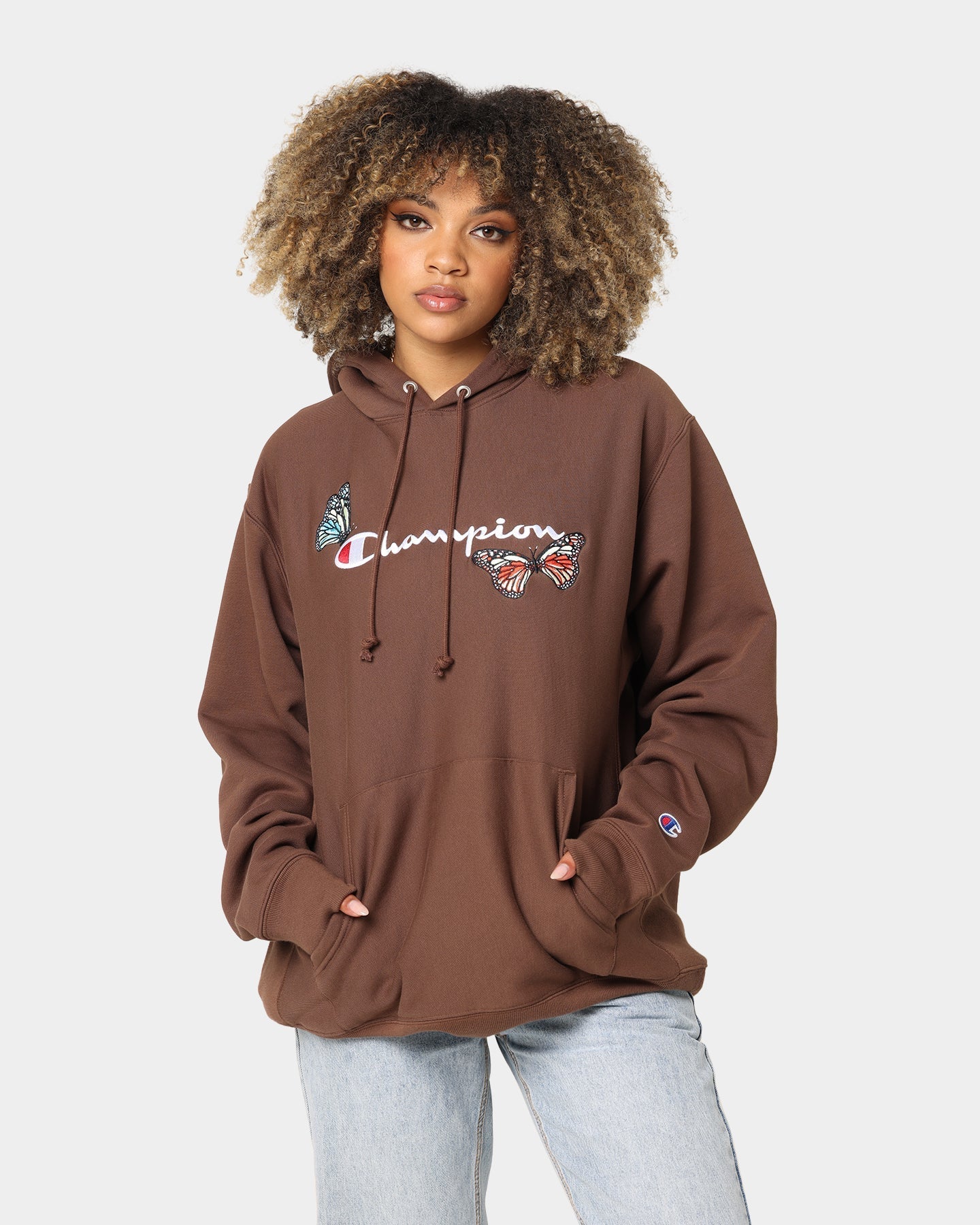 Champion Heritage Butterfly Brodery Hoodie Coco Loco