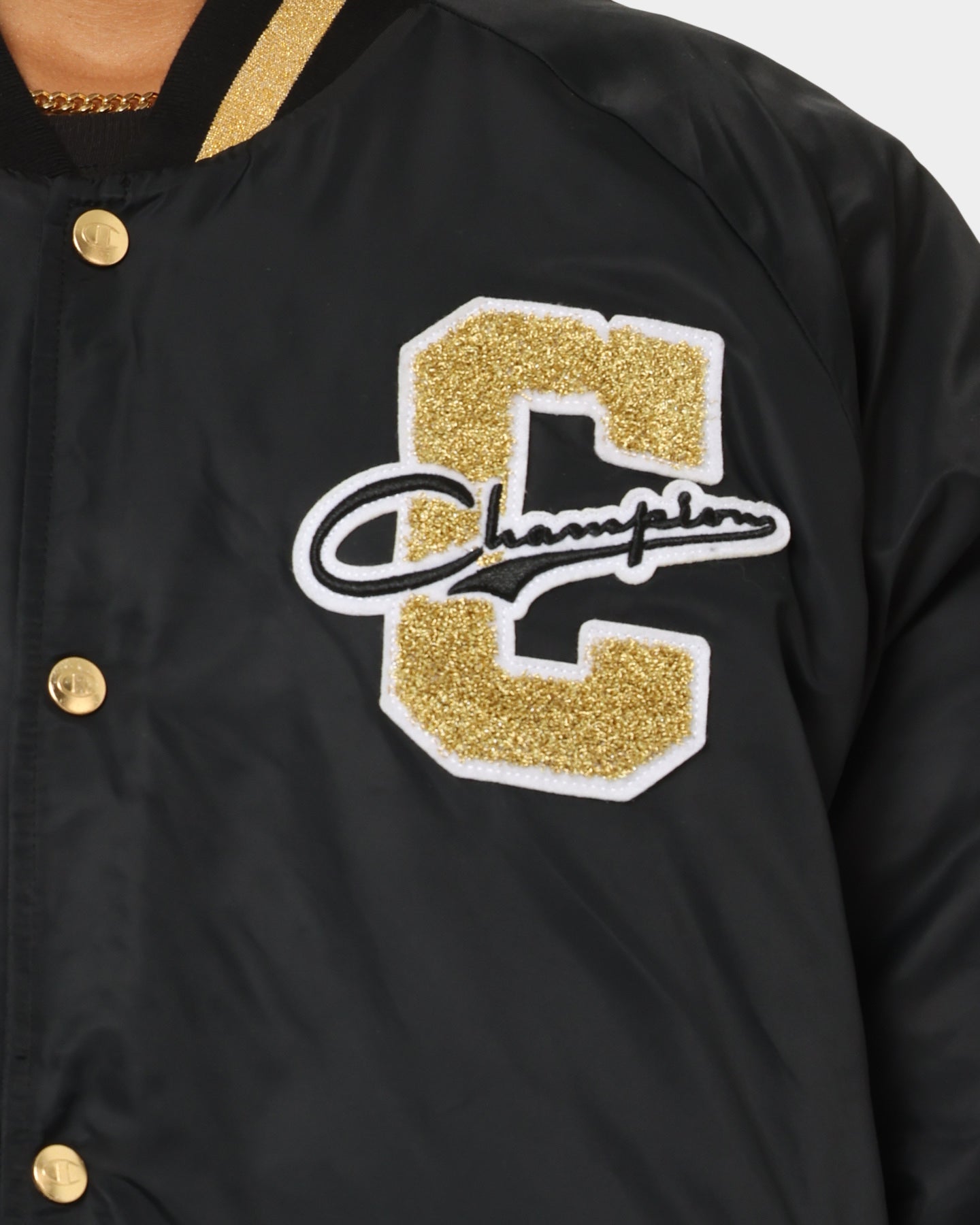 Campione LFS Letterman Jacket Nero/Gold