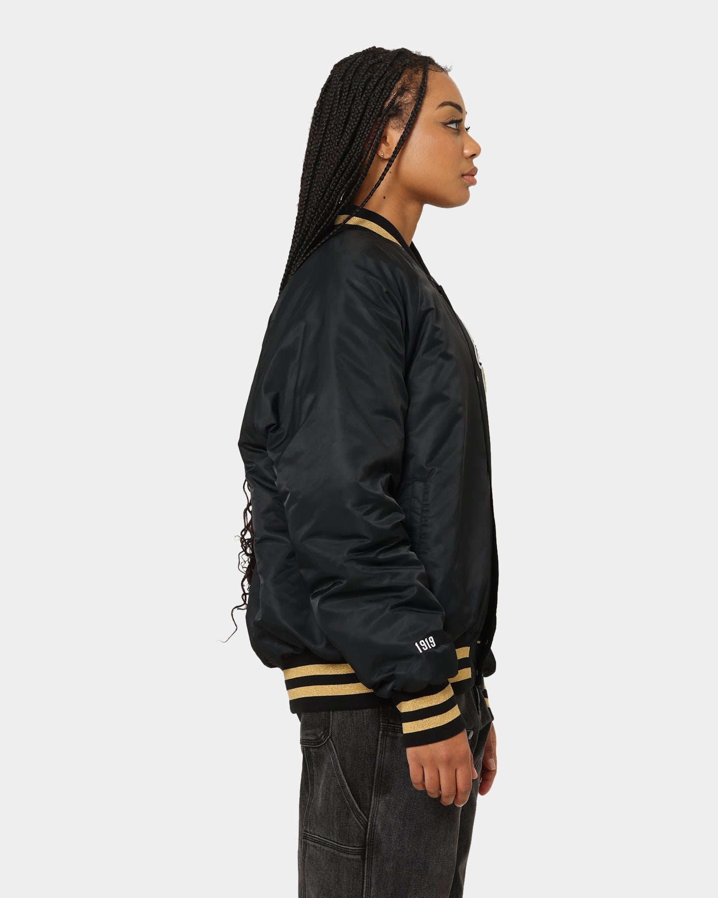 Champion LFS Letterman Jacket Black/Gold