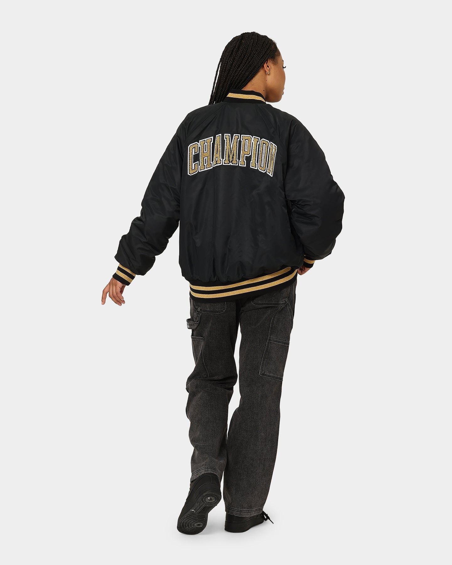 Campione LFS Letterman Jacket Nero/Gold