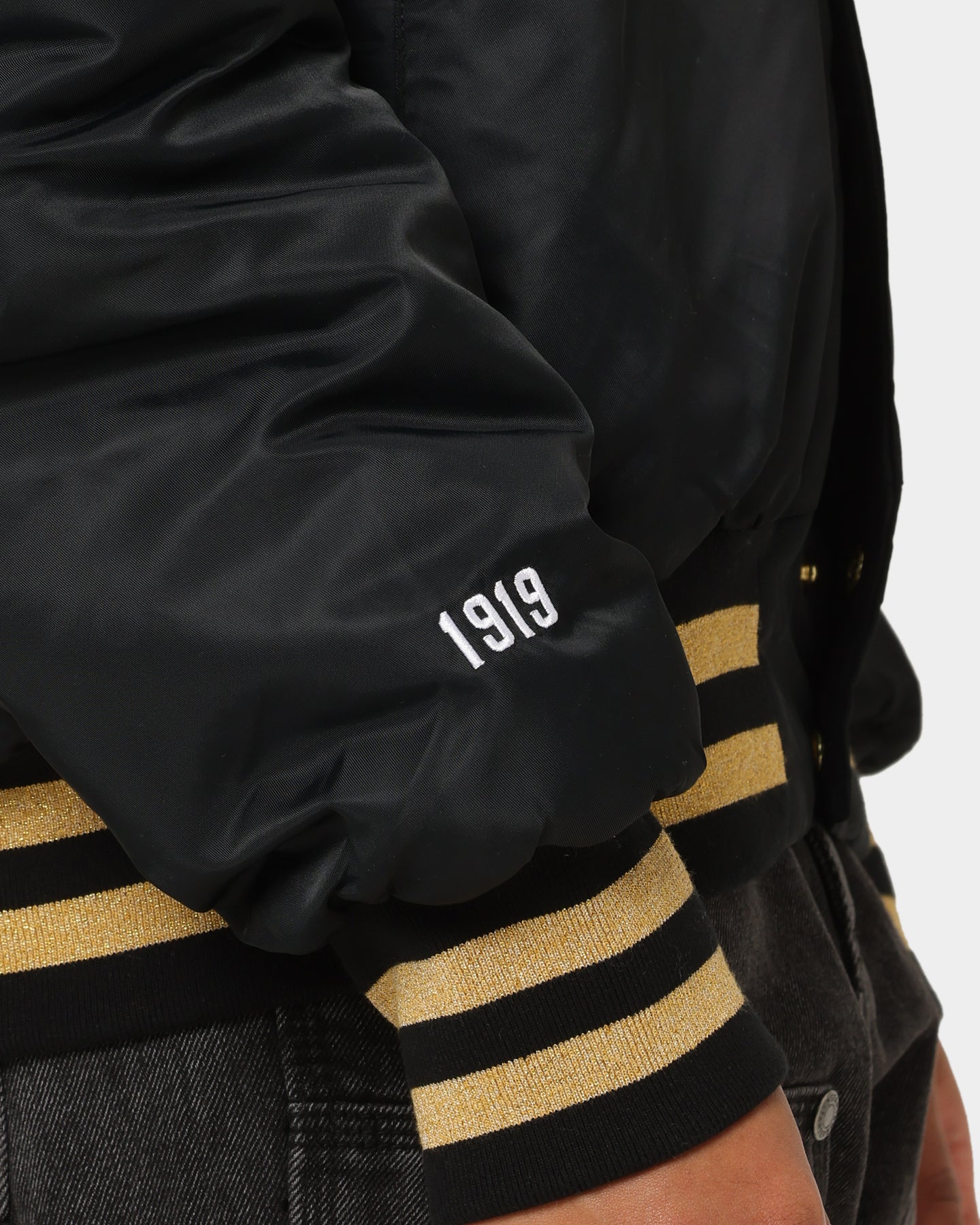 Champion LFS Letterman Jacket Black/Gold