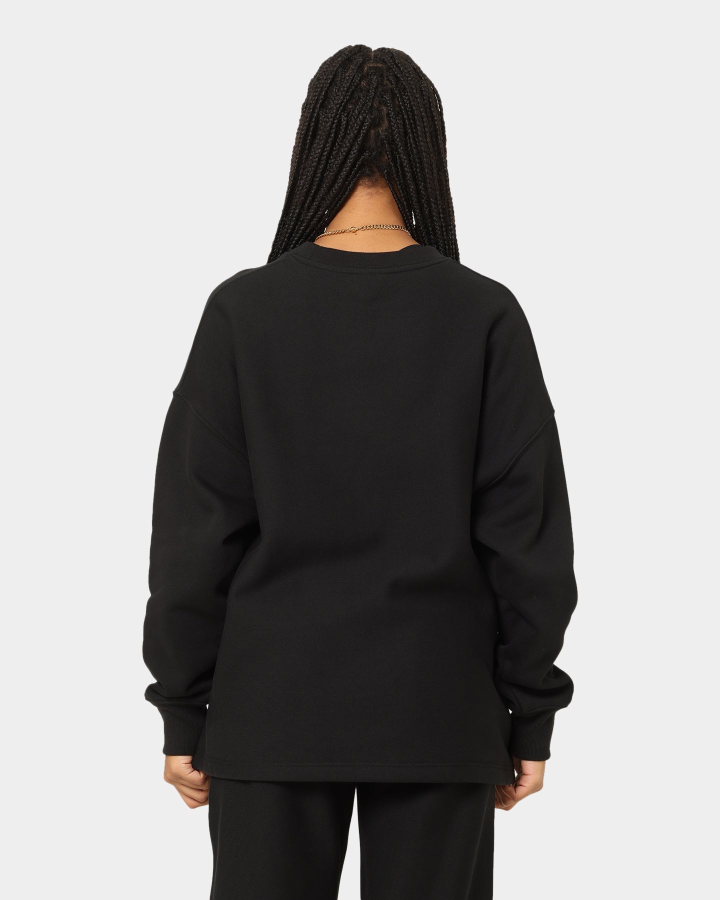 Champion Reverse Weave Relaxed Hem Crewneck Black/Gold