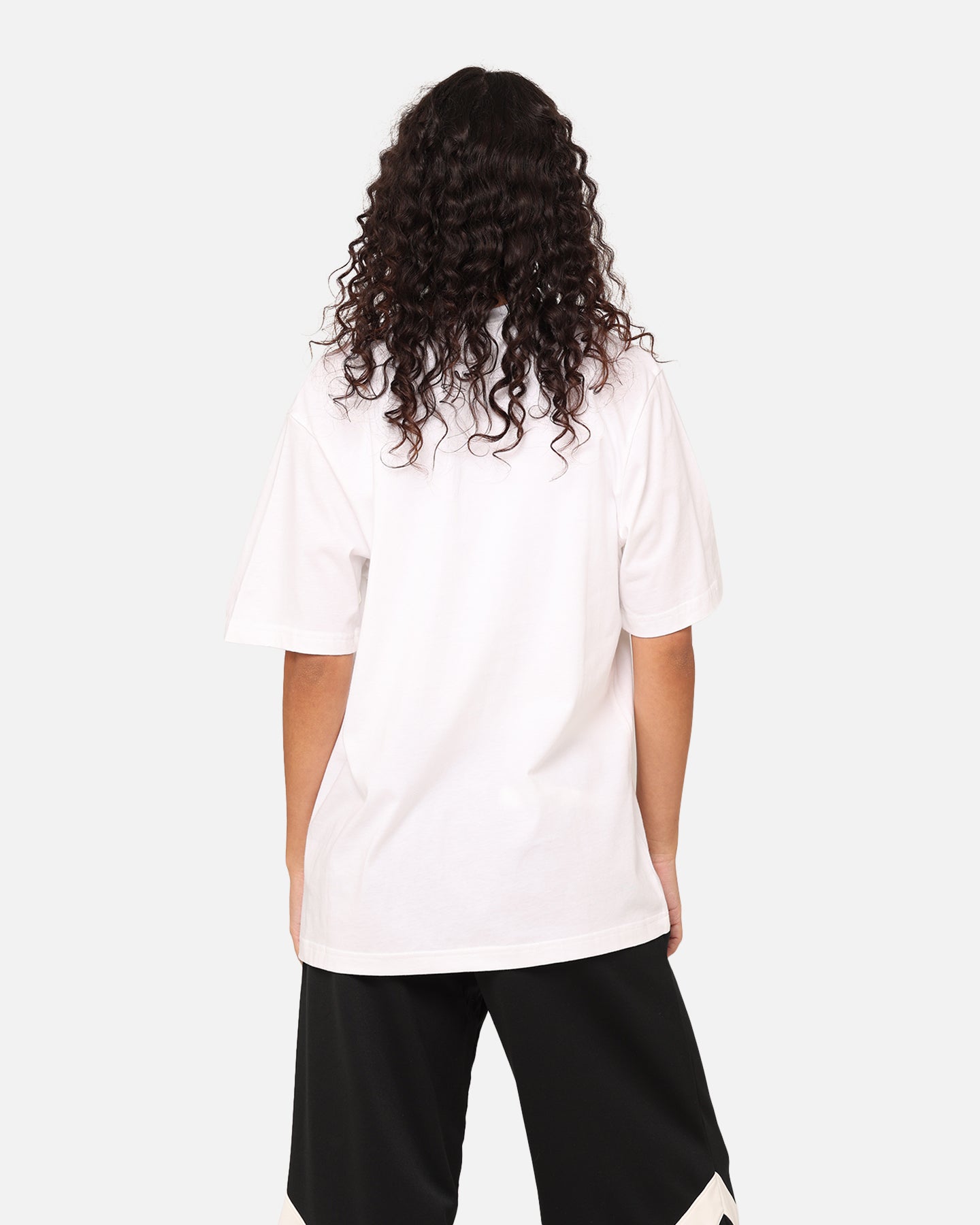 Nike dames sportkleding essentials t-shirt wit/zwart