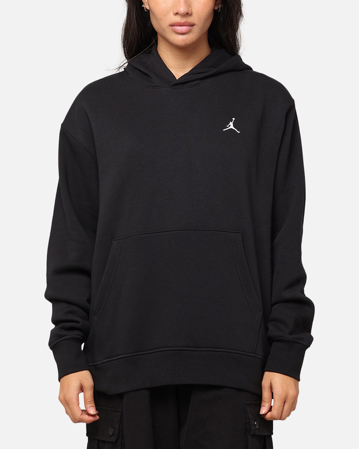 Jordan Essentials fleece pullover zwart/zwart/wit