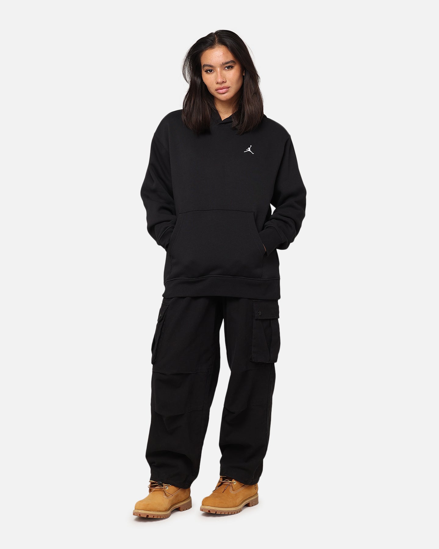 Jordan Essentials Pullover pile Pullover nero/nero/bianco