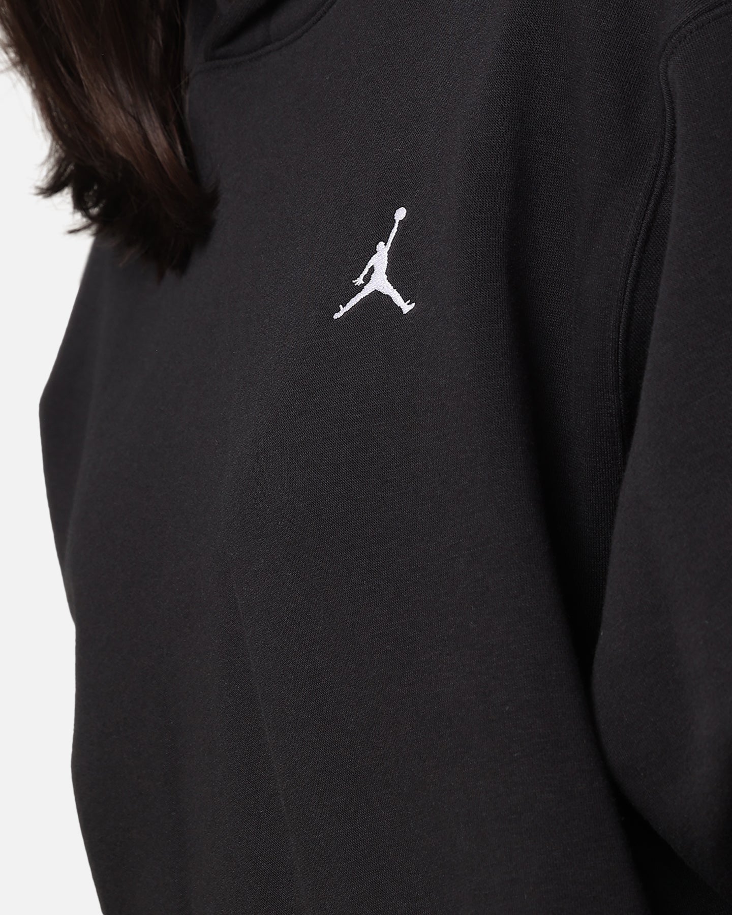 „Jordan Essentials Fleece“ puloveris juodas/juodas/baltas