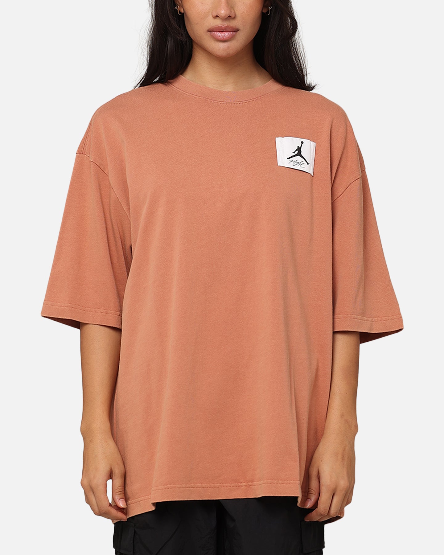 Jordan Flight Essentials Oversized Crewneck T-Shirt Sky J Orange