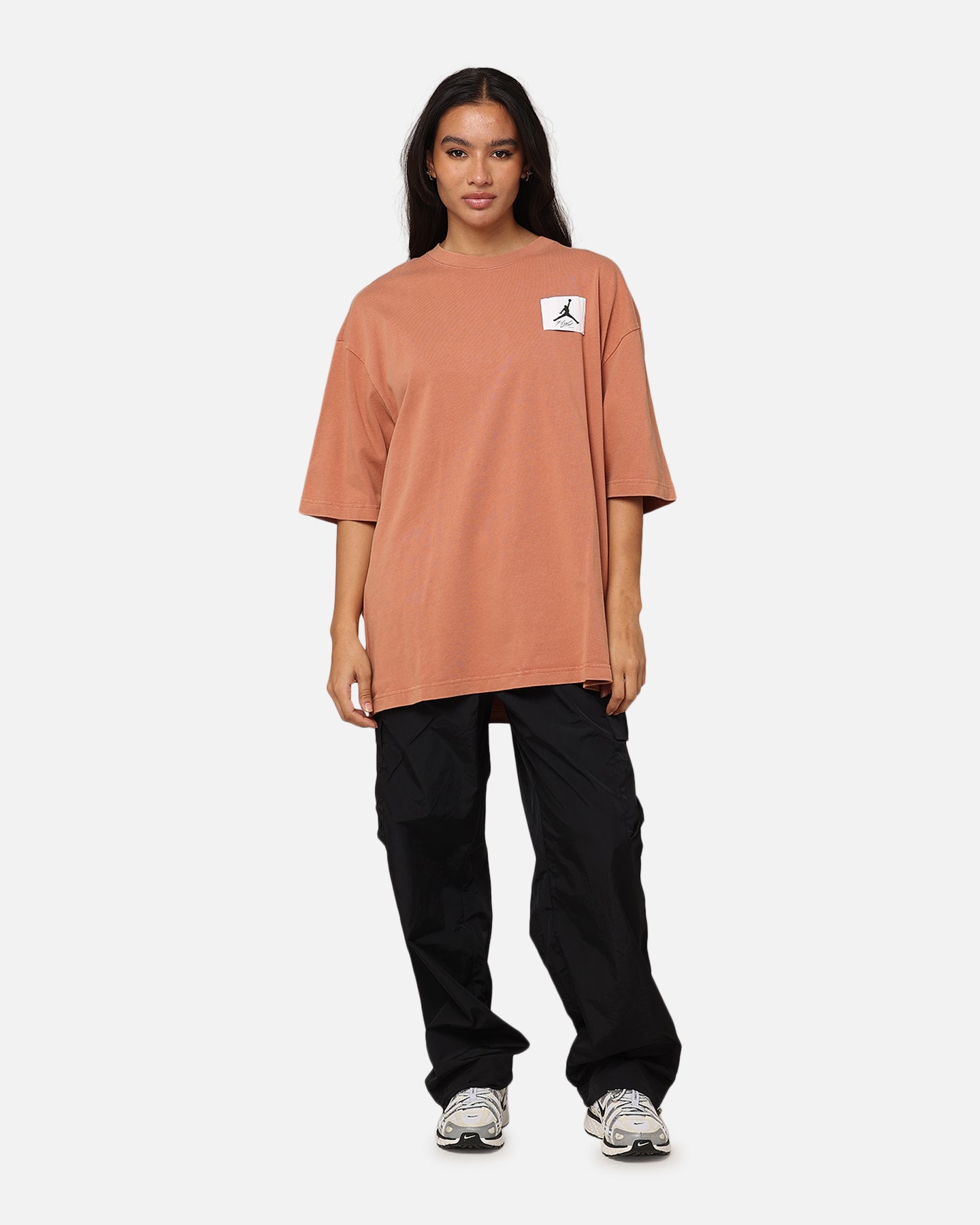 Jordan Flight Essentials Oversized Crewneck T-Shirt Sky J Orange