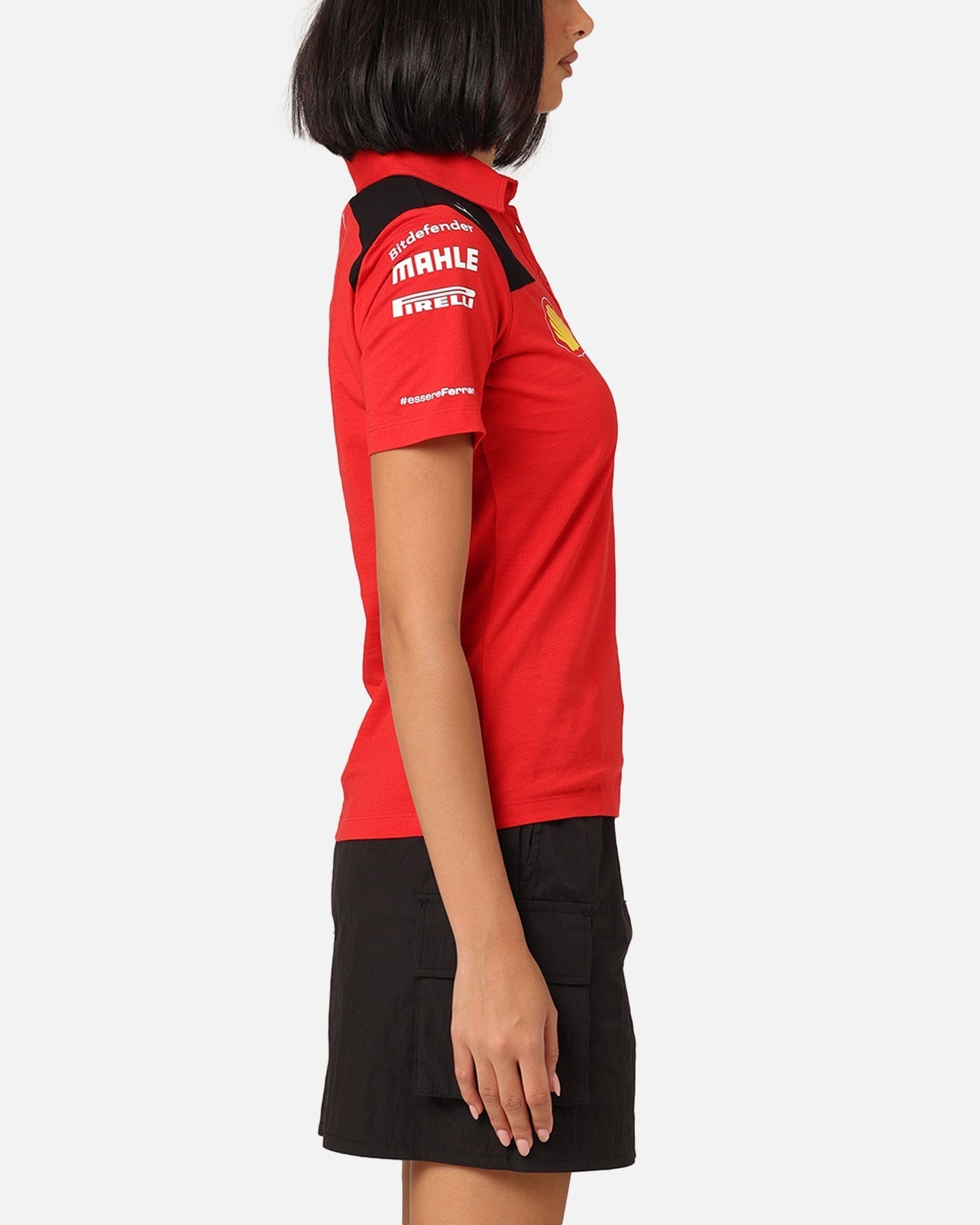 Puma X Scuderia Ferrari Dámska tímová košeľa Rosso Corsa