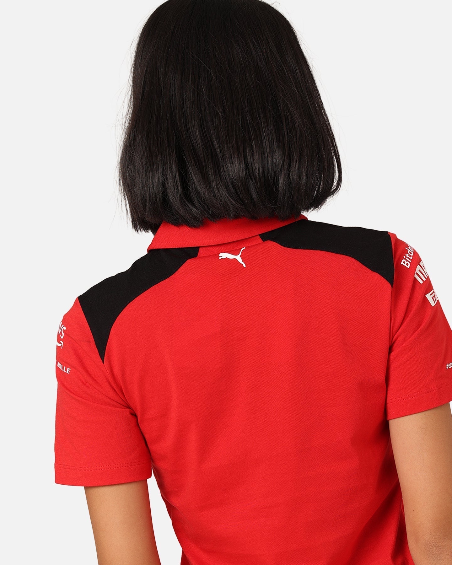 Puma X Scuderia Ferrari Women's Team Polo Shirt Rosso Corsa