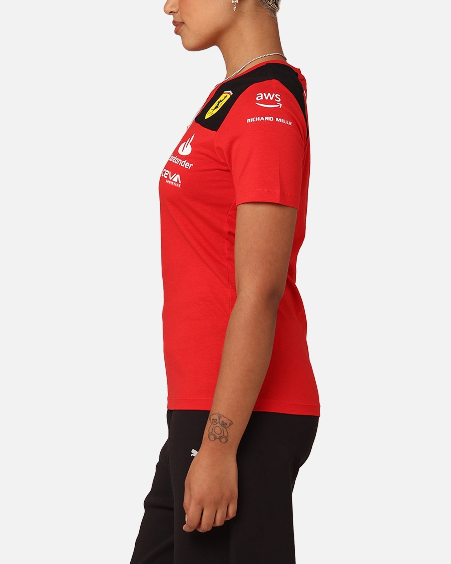 Puma x Scuderia Ferrari T-shirt d'équipe féminine Rosso Corsa