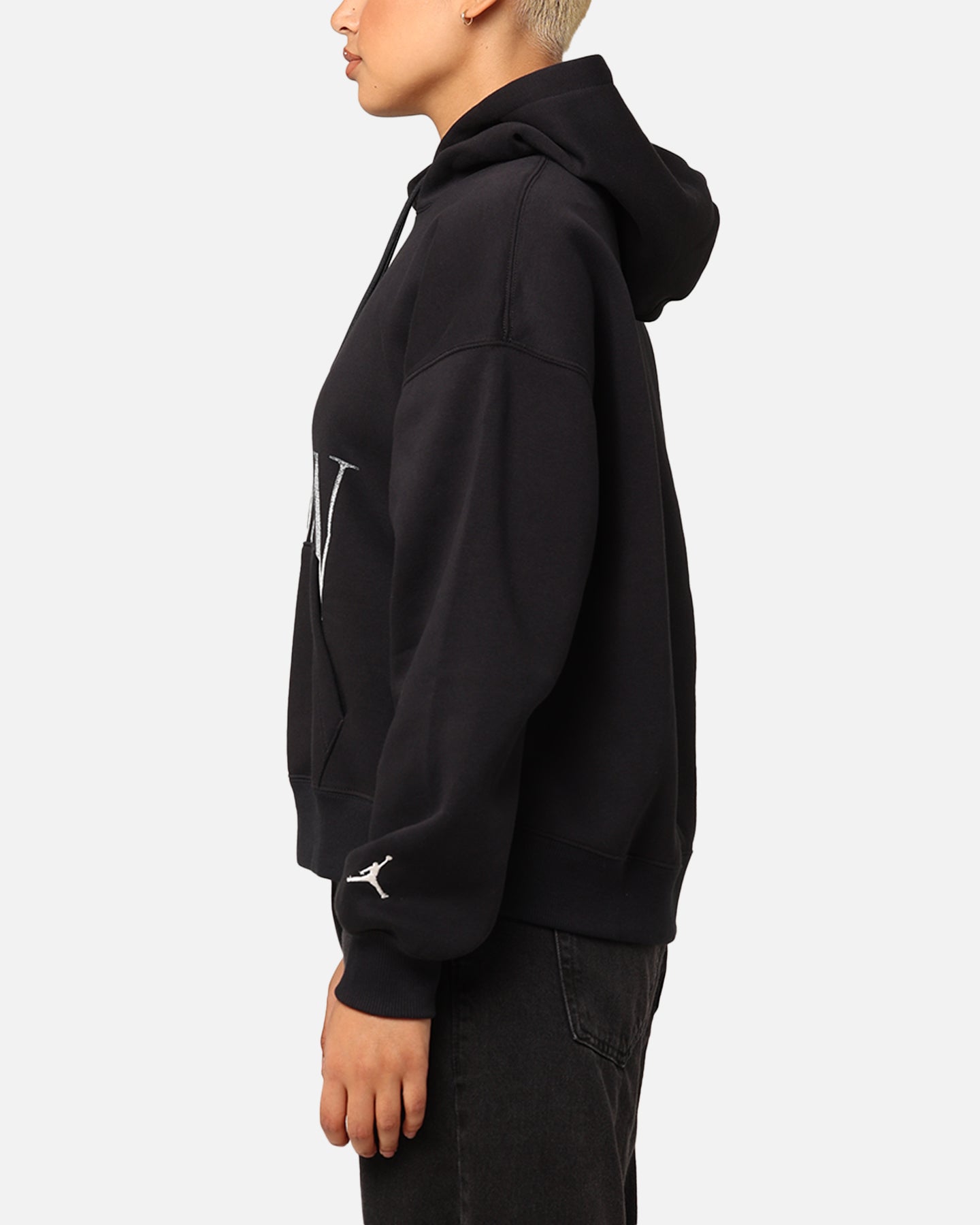 Jordánska ženská Brooklyn Fleece Pullover Hoodie Black/Sail