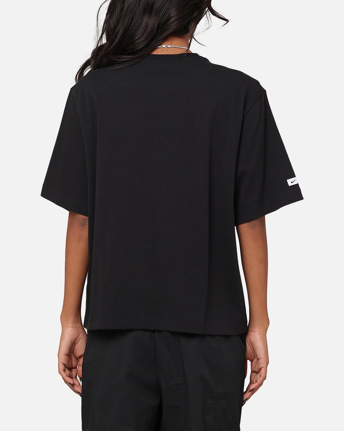 Nike dames sportkleding klassiek boxy t-shirt zwart