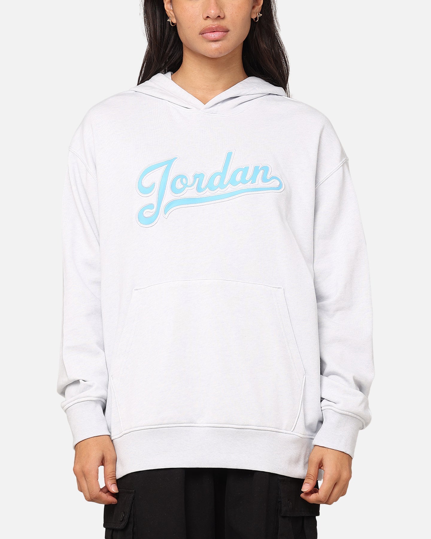 Jordan Flight MVP Fleece Pulover Hoodie Pure Platinum