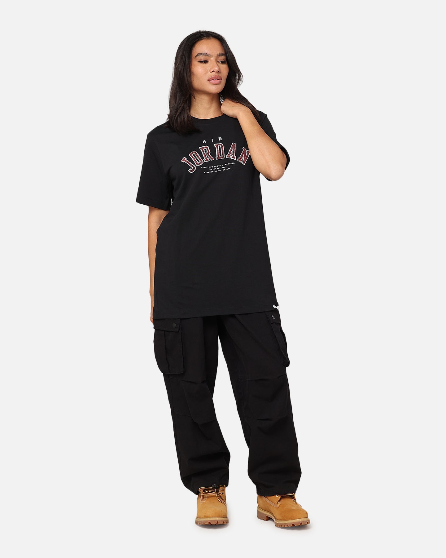 Jordan Flight Essentials Tricou Arc Black/Lobster