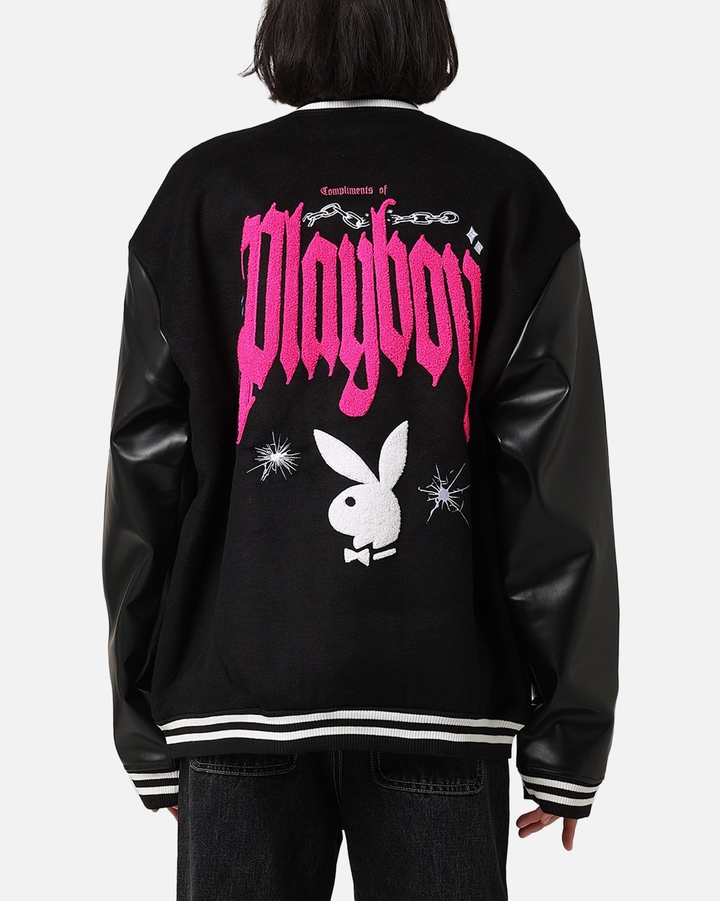 Playboy Card Jacket Black