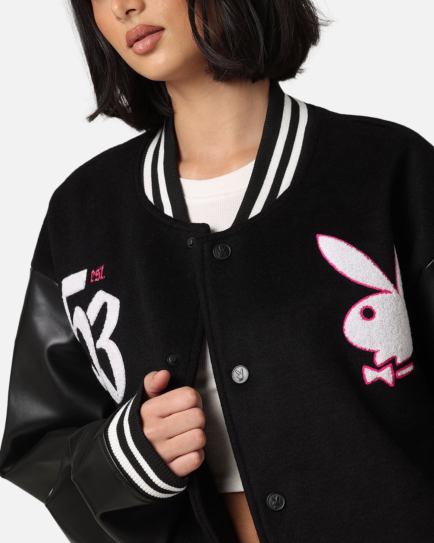 Playboy Card Jacket Black