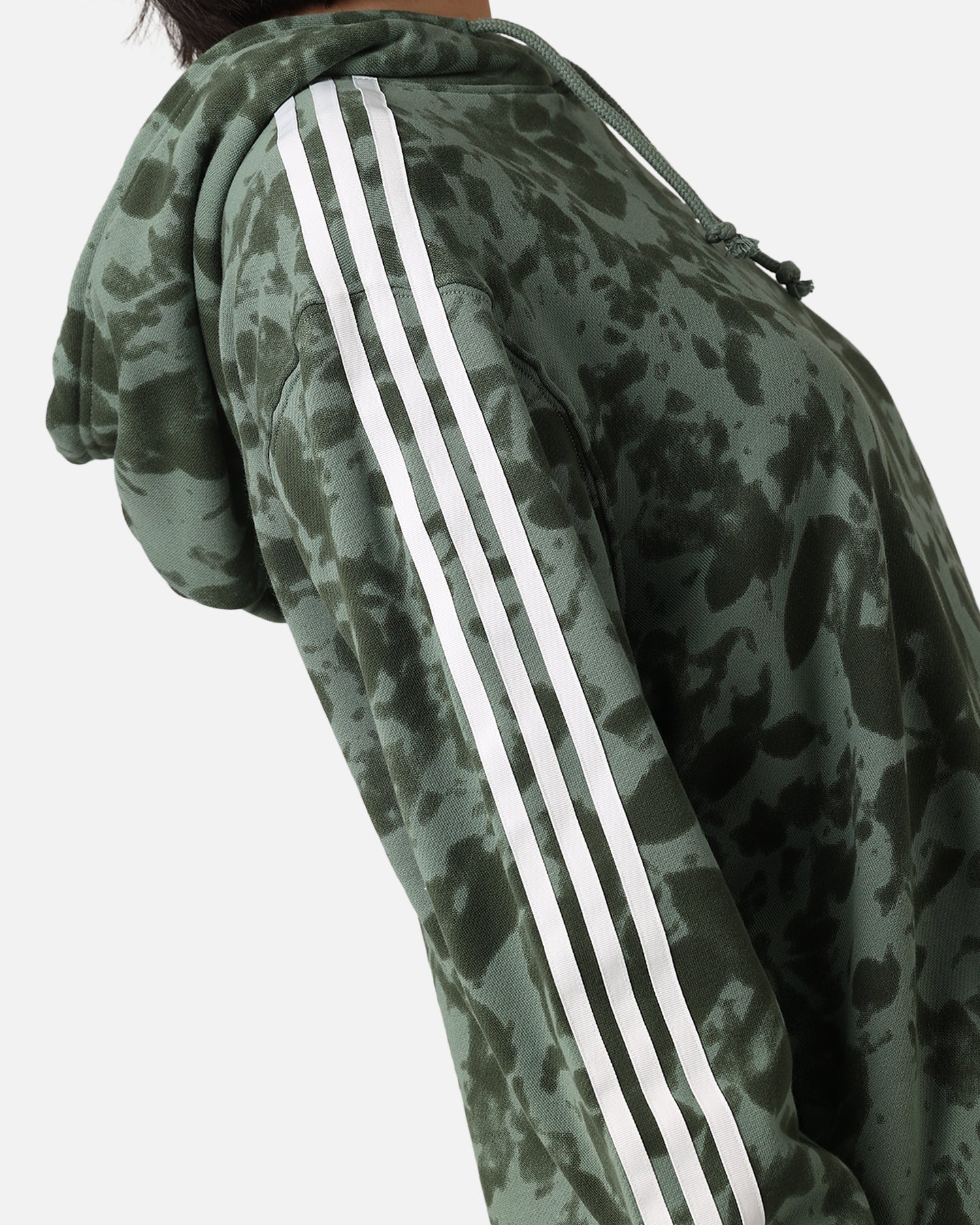 Adidas Women's AOP Hoodie Trace Green