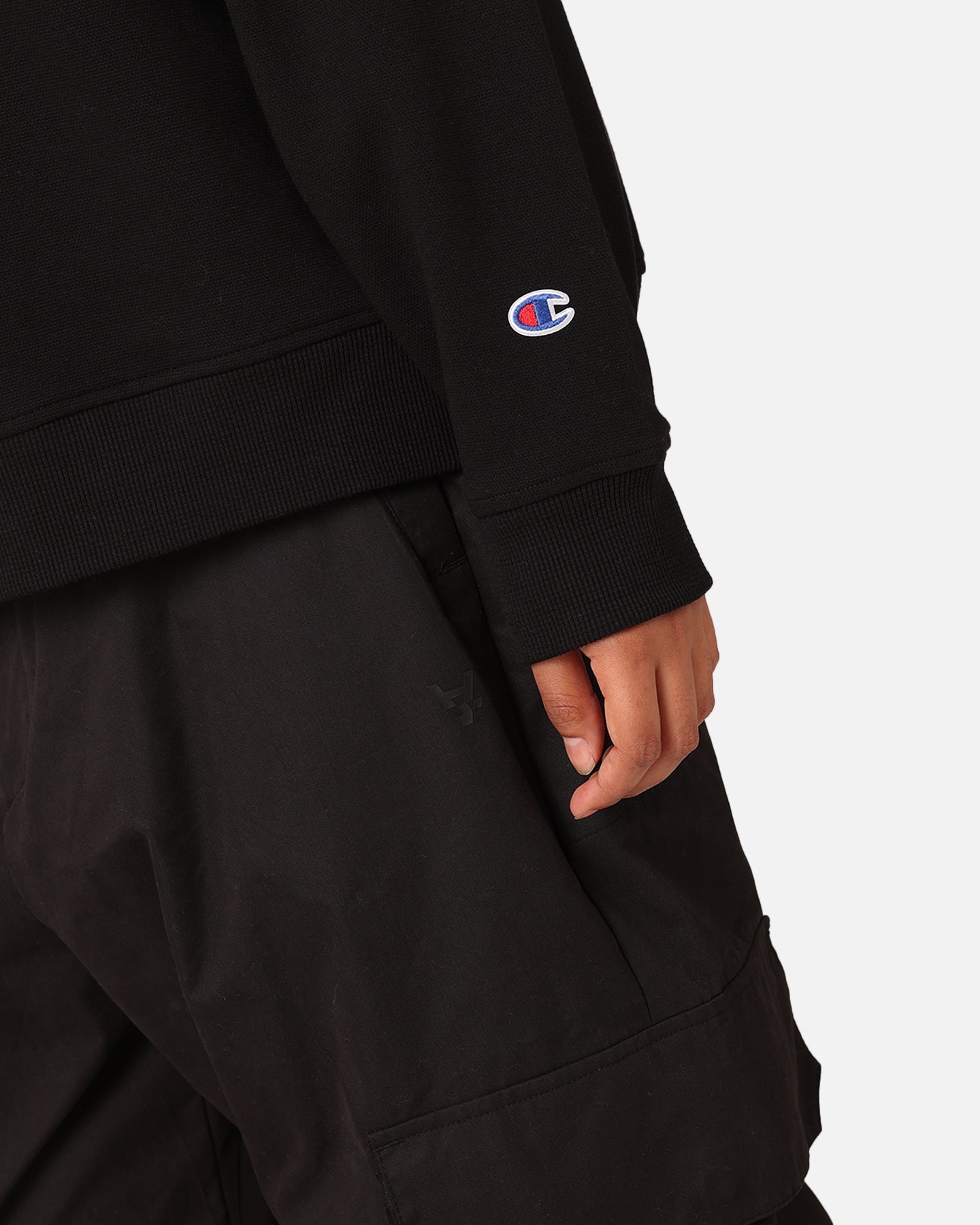 Champion Women's Rochester Base CrewNeck Black