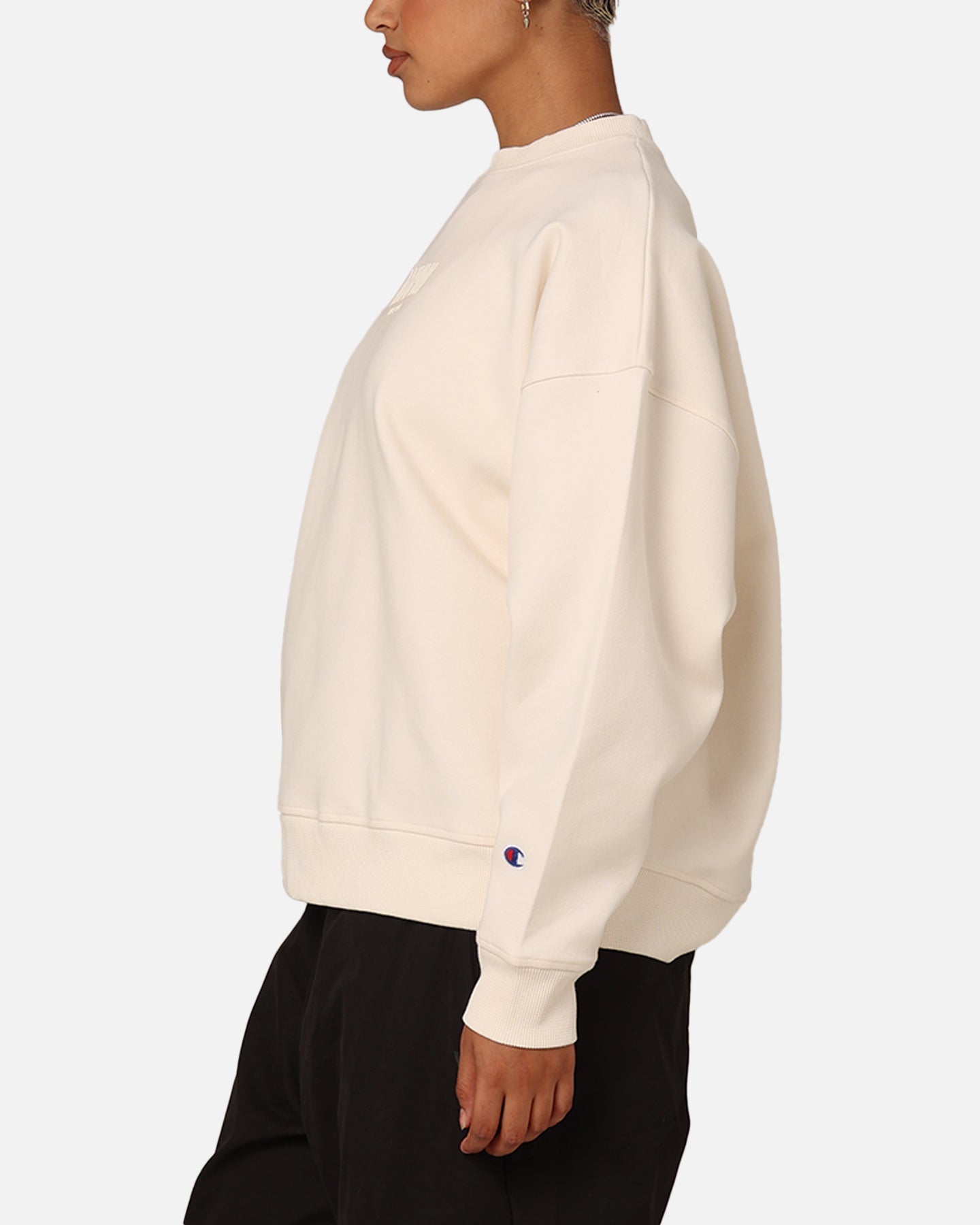 Champion Women's Rochester Base CrewNeck White Ferrari