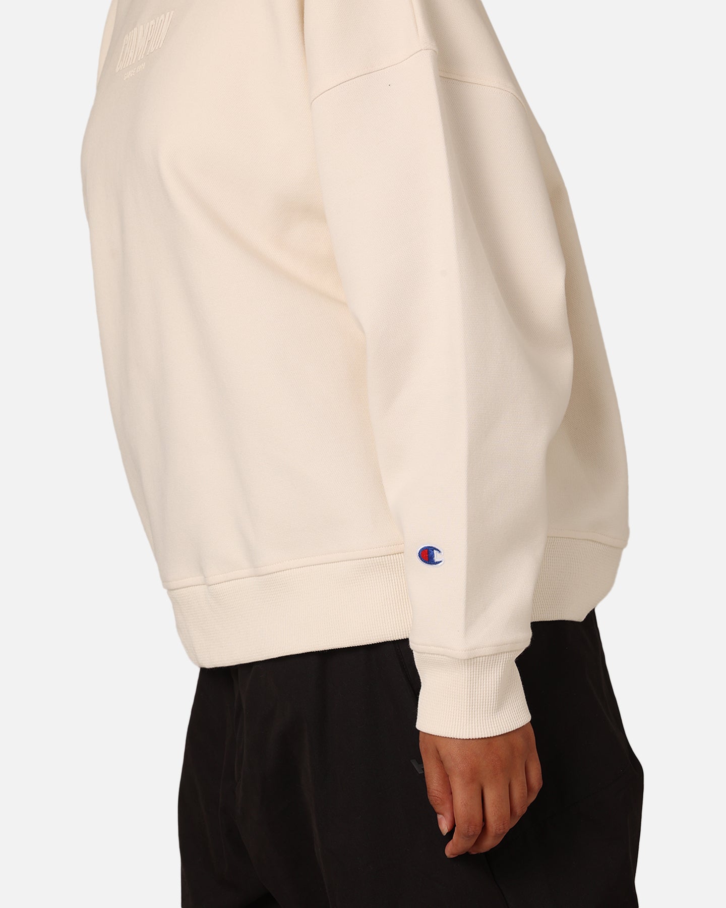 Champion Women's Rochester Base Crewneck White Ferrari