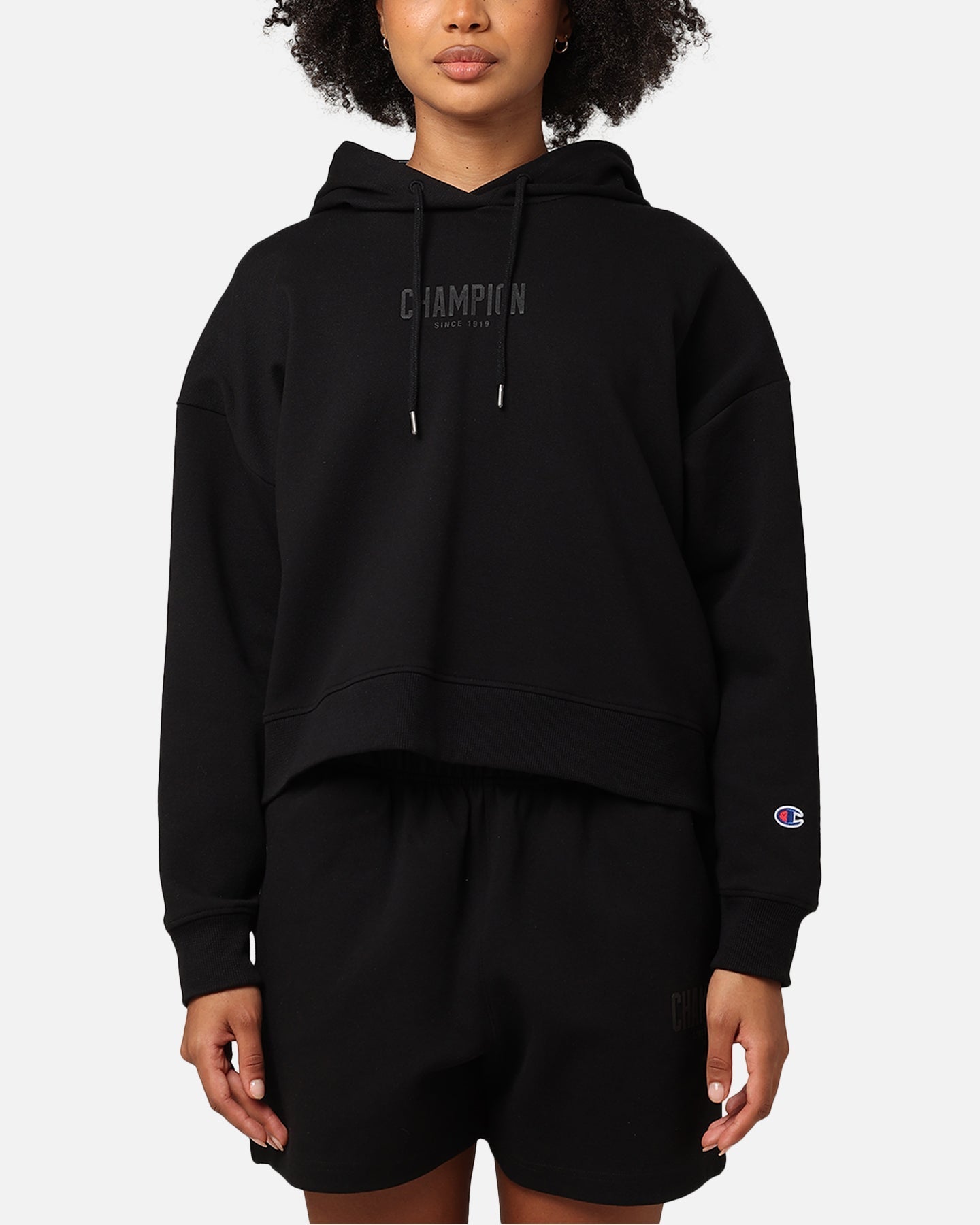 Champion Fraen Rochester Base Hoodie schwaarz