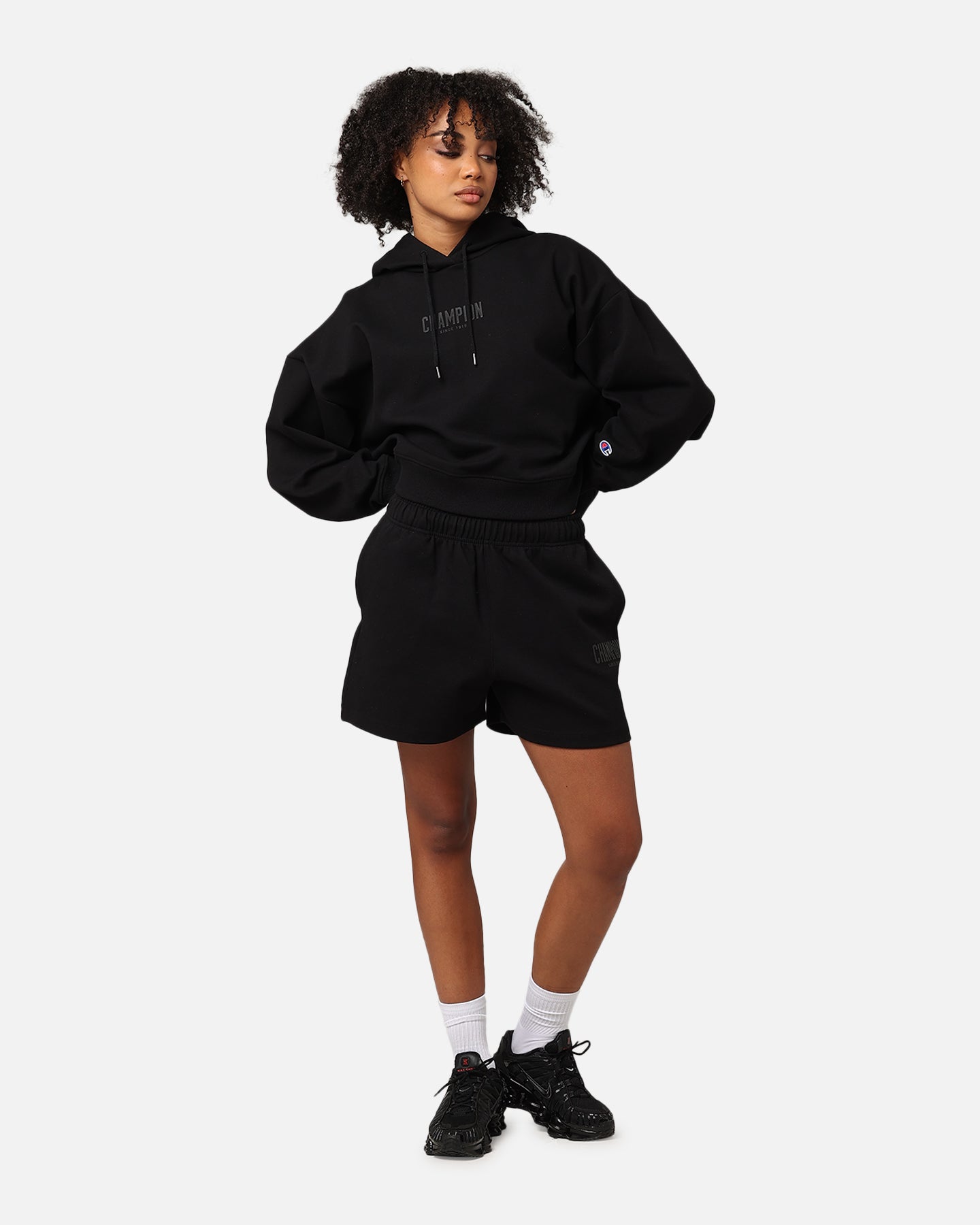 Frau Rochester Base Hoodie schwarz