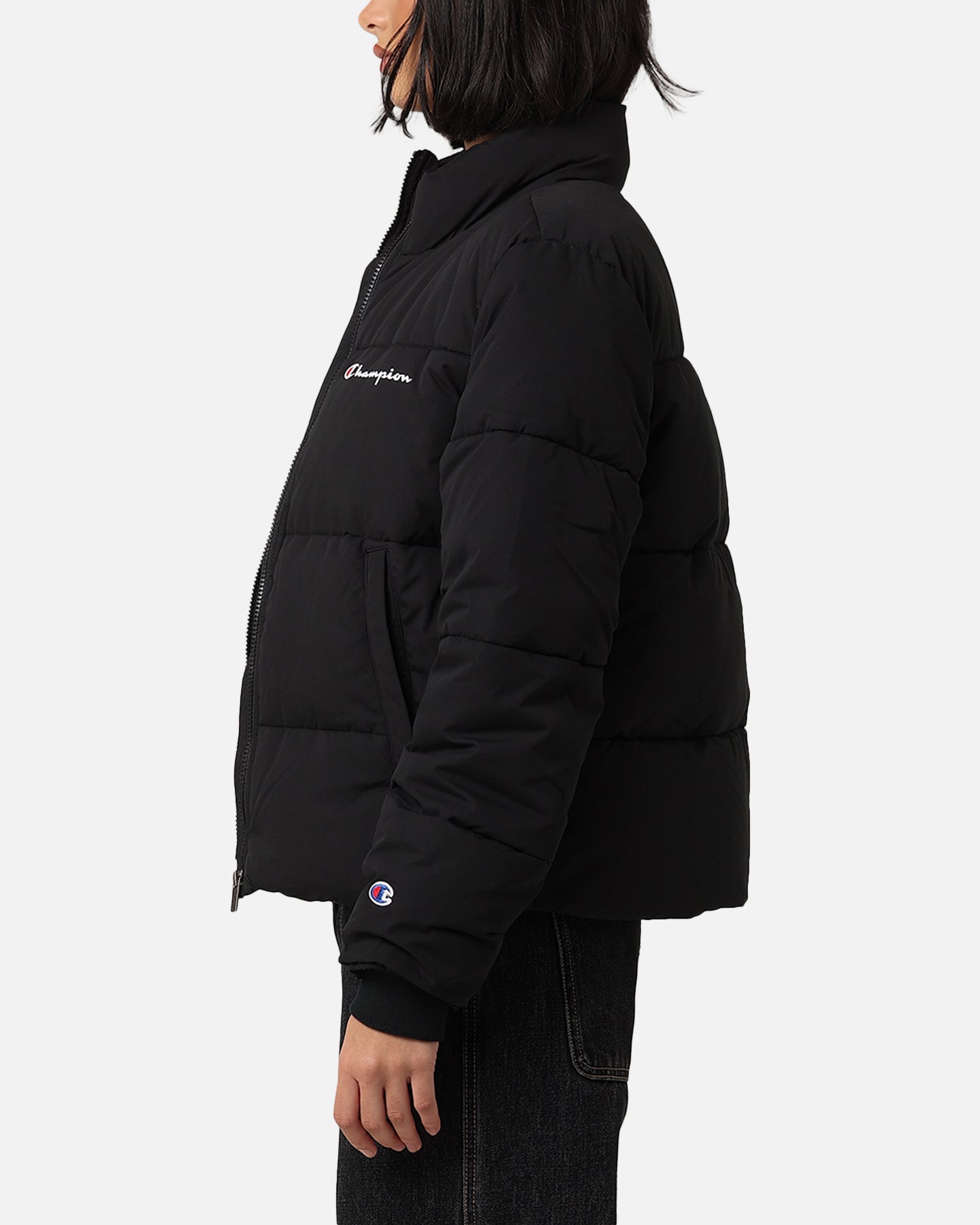 Champion feminin Rochester Puffer Jacheta Negru