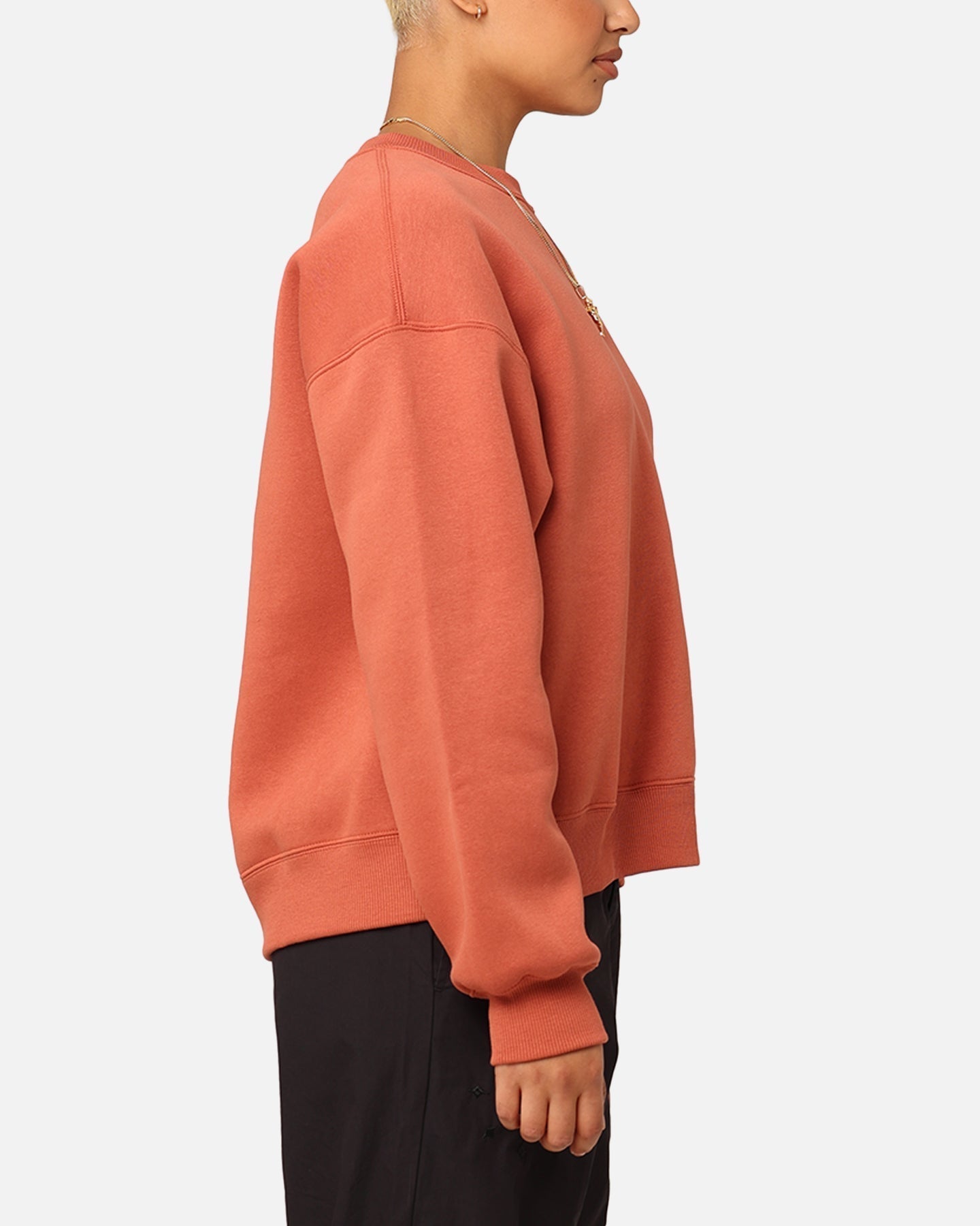 Iordania Femeilor din Brooklyn Fleece Crewneck Peach Dusty/Sail