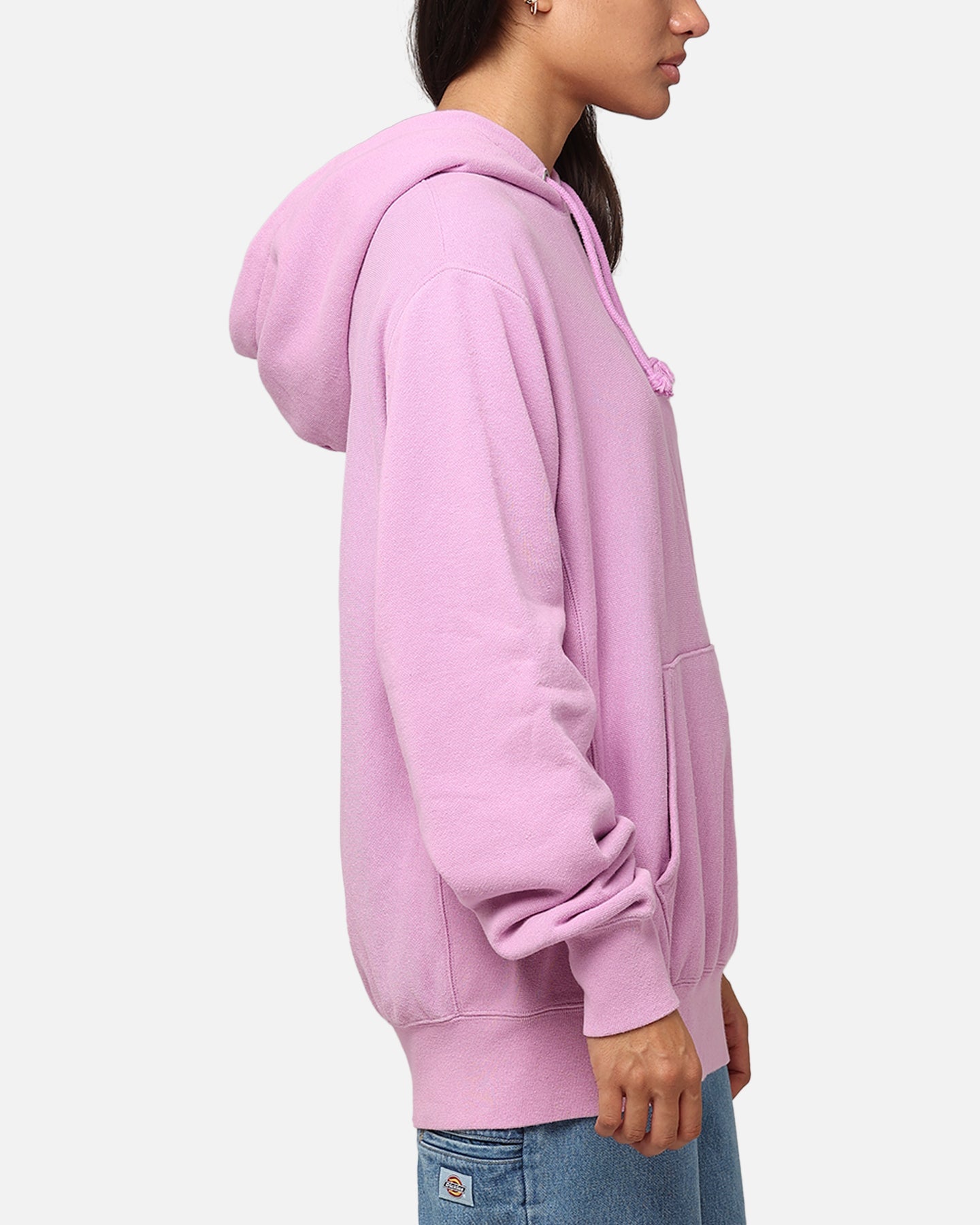 Prvakinja obrnuto tkanja francuski Terry hoodie mauve