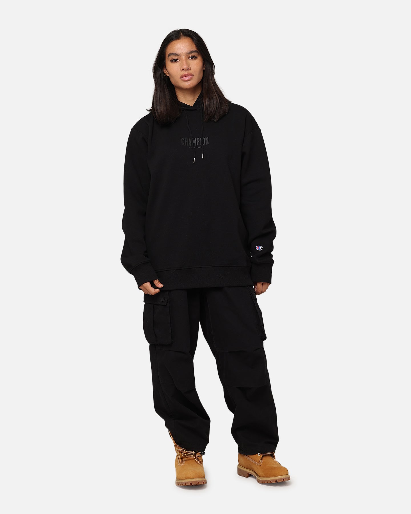 Campion Rochester Base Hoodie Negru