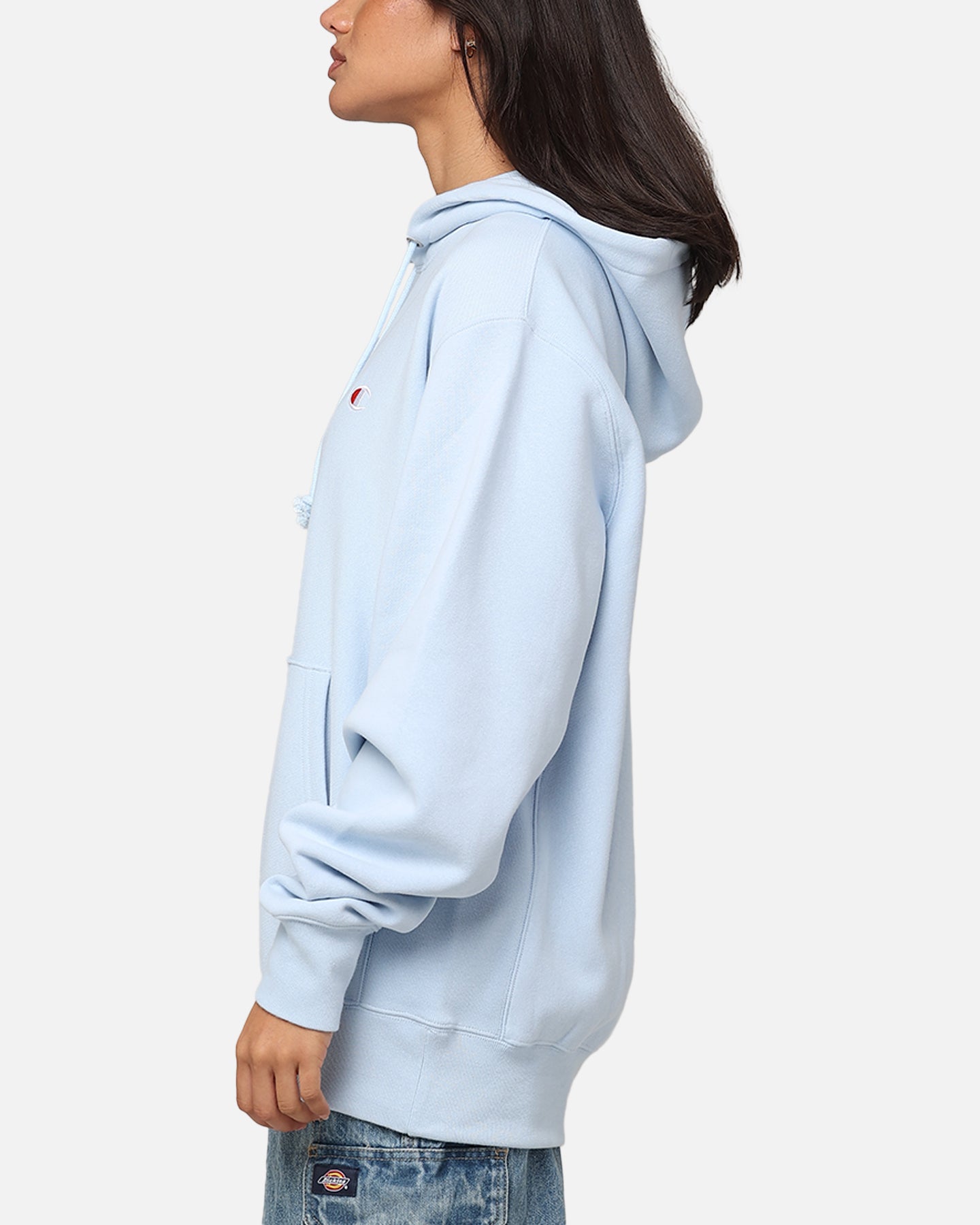 Champion ëmgedréint werave kleng C Hoodie Schlof Schéinheet