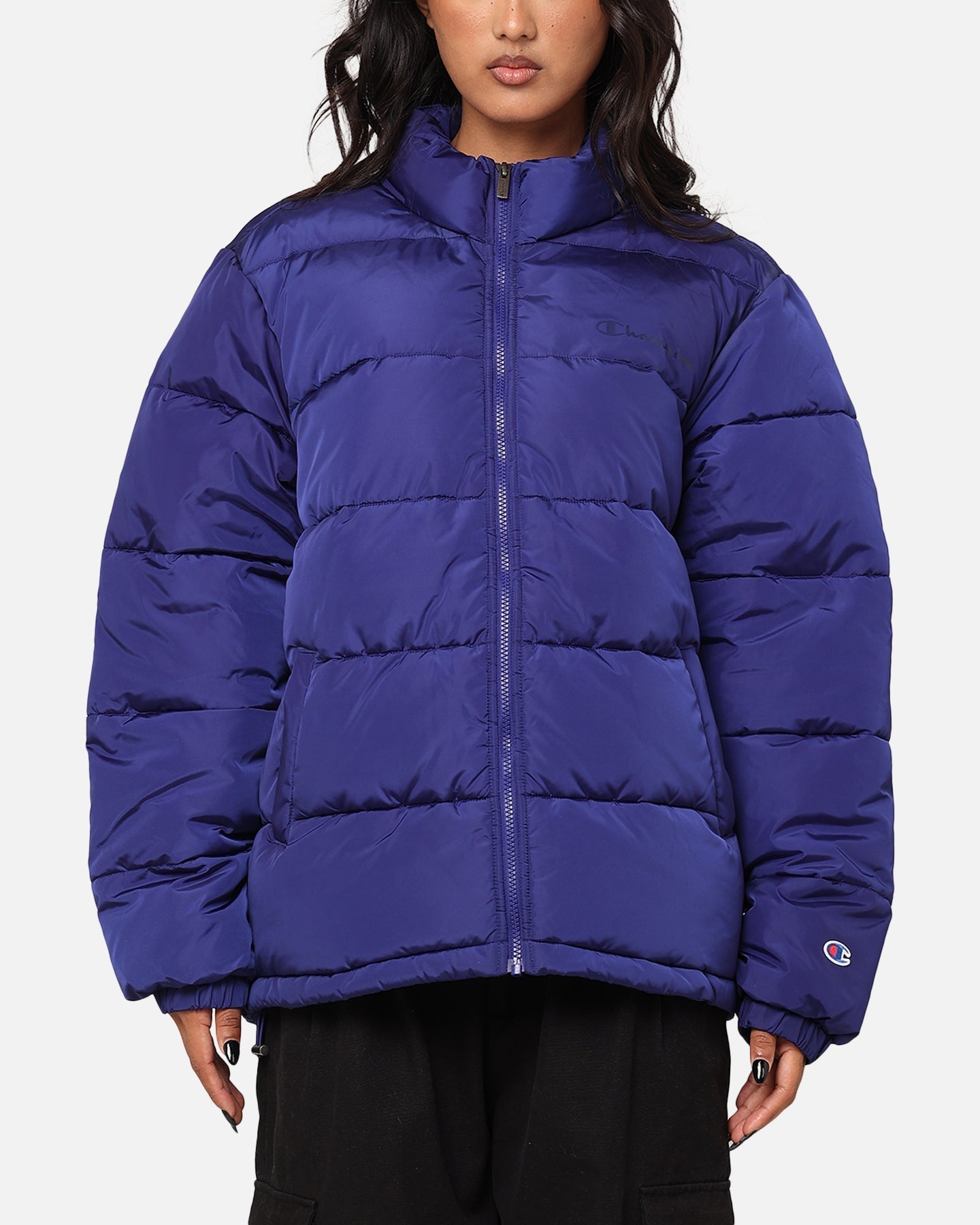 Champion Rochester Padded Puffer Geacă Chaouen Cobalt