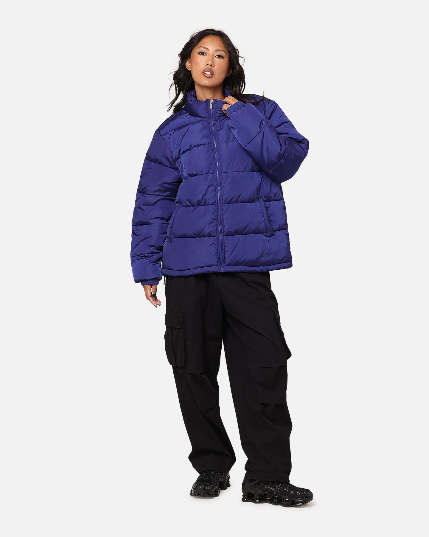 Champion Rochester Padded Puffer Geacă Chaouen Cobalt