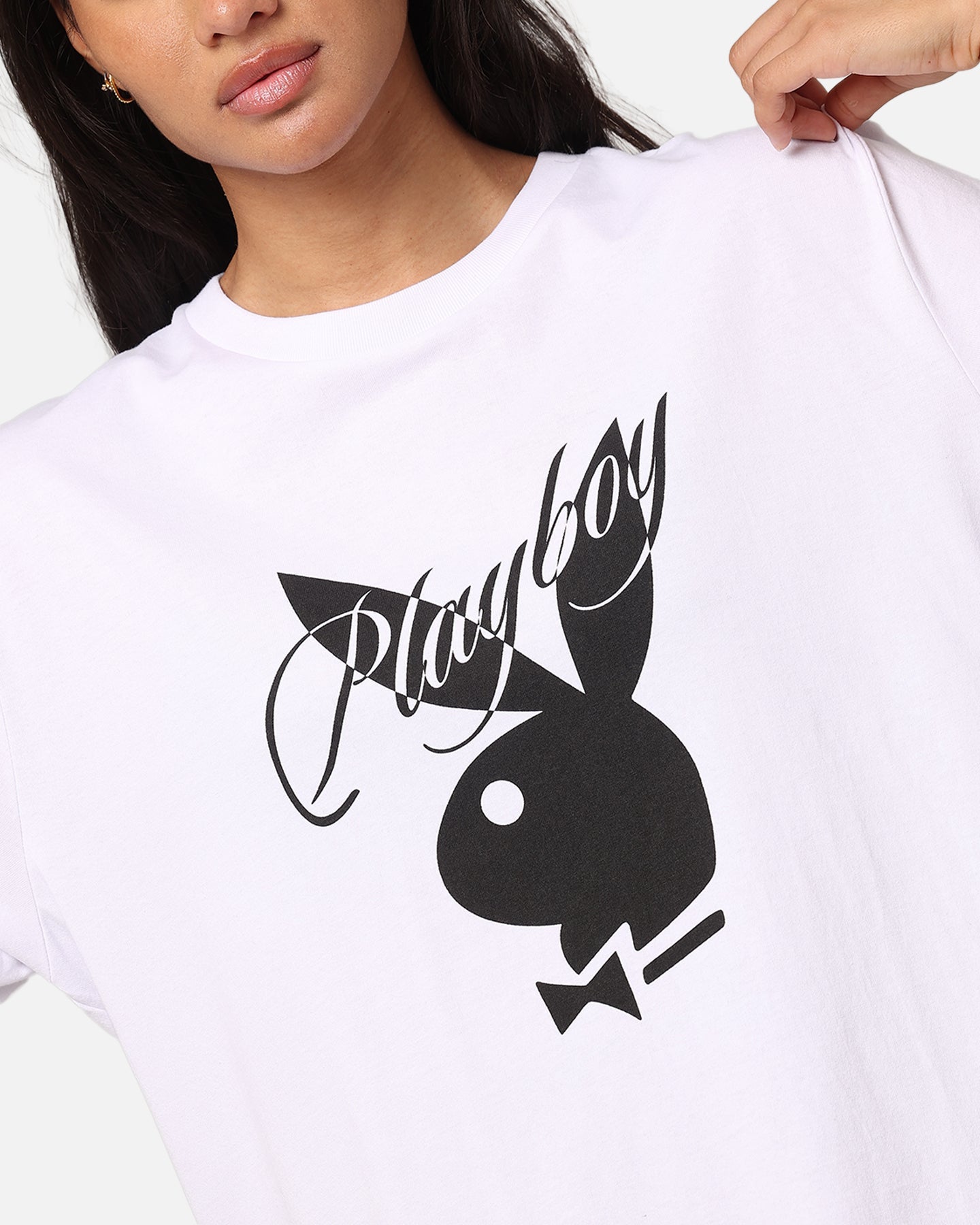 Playboy playboy bunny manus t-shirt vit