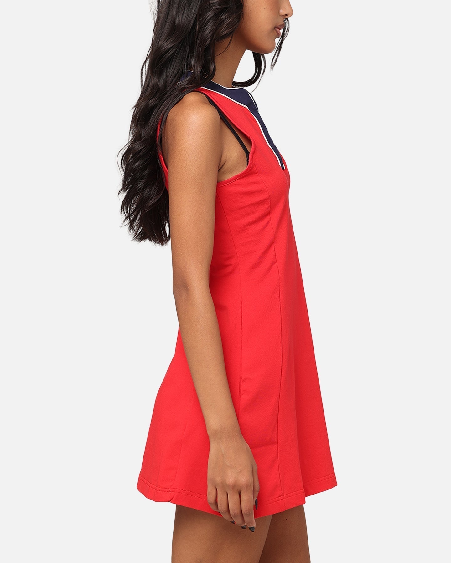 Fila Frauen Erika Tape Neck Tennis Kleid Fila Red/Fila Navy