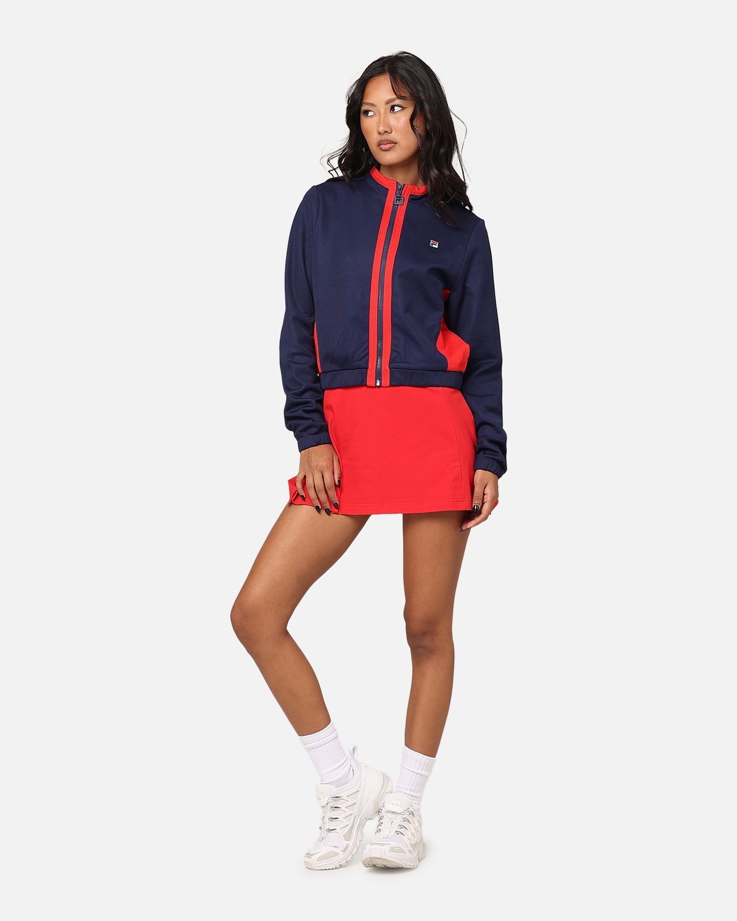 FILA GRASON Women's Colourblock Jacket FILA NAVY/FILA