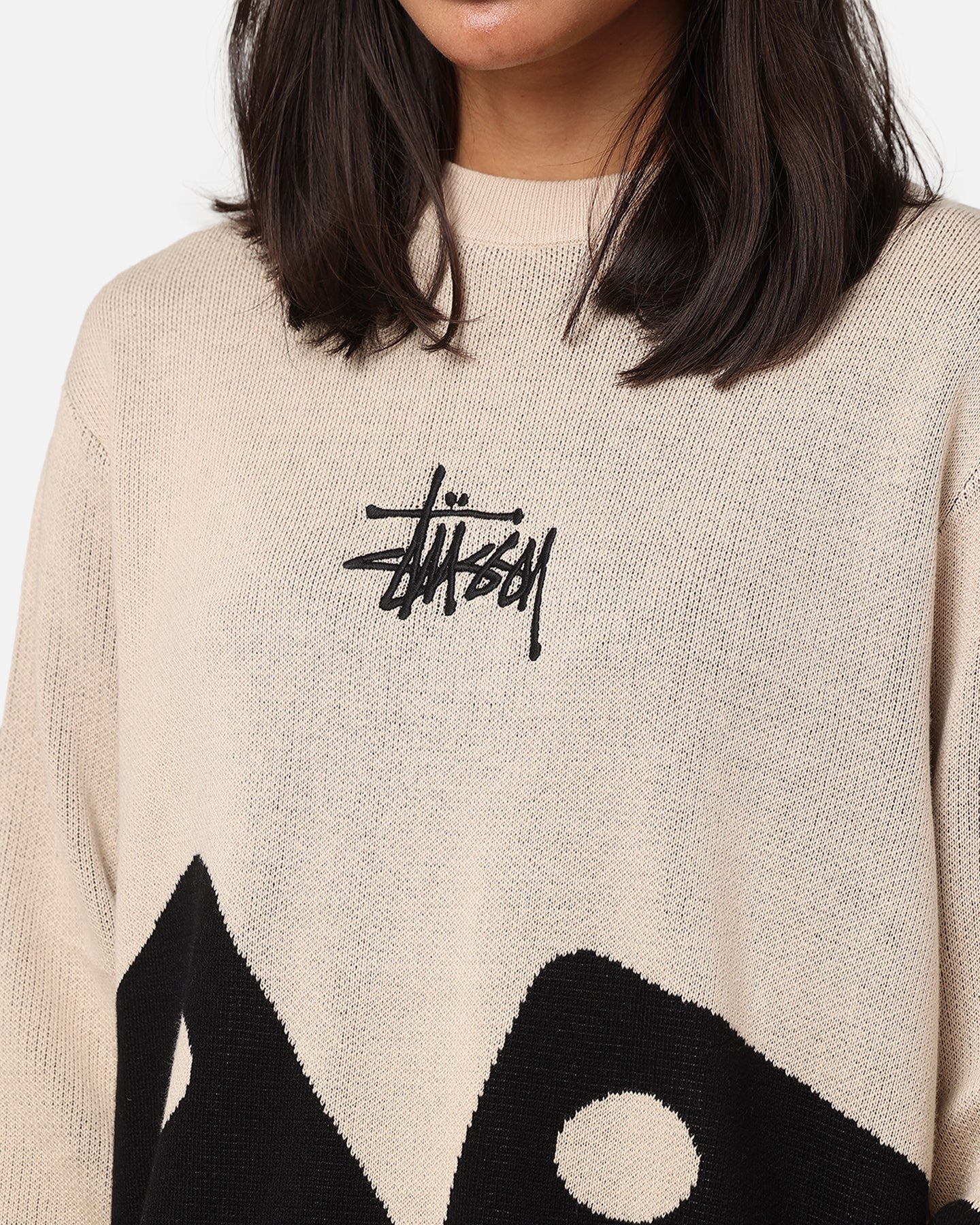 StÃ¼ssy Dice Sweater Natural