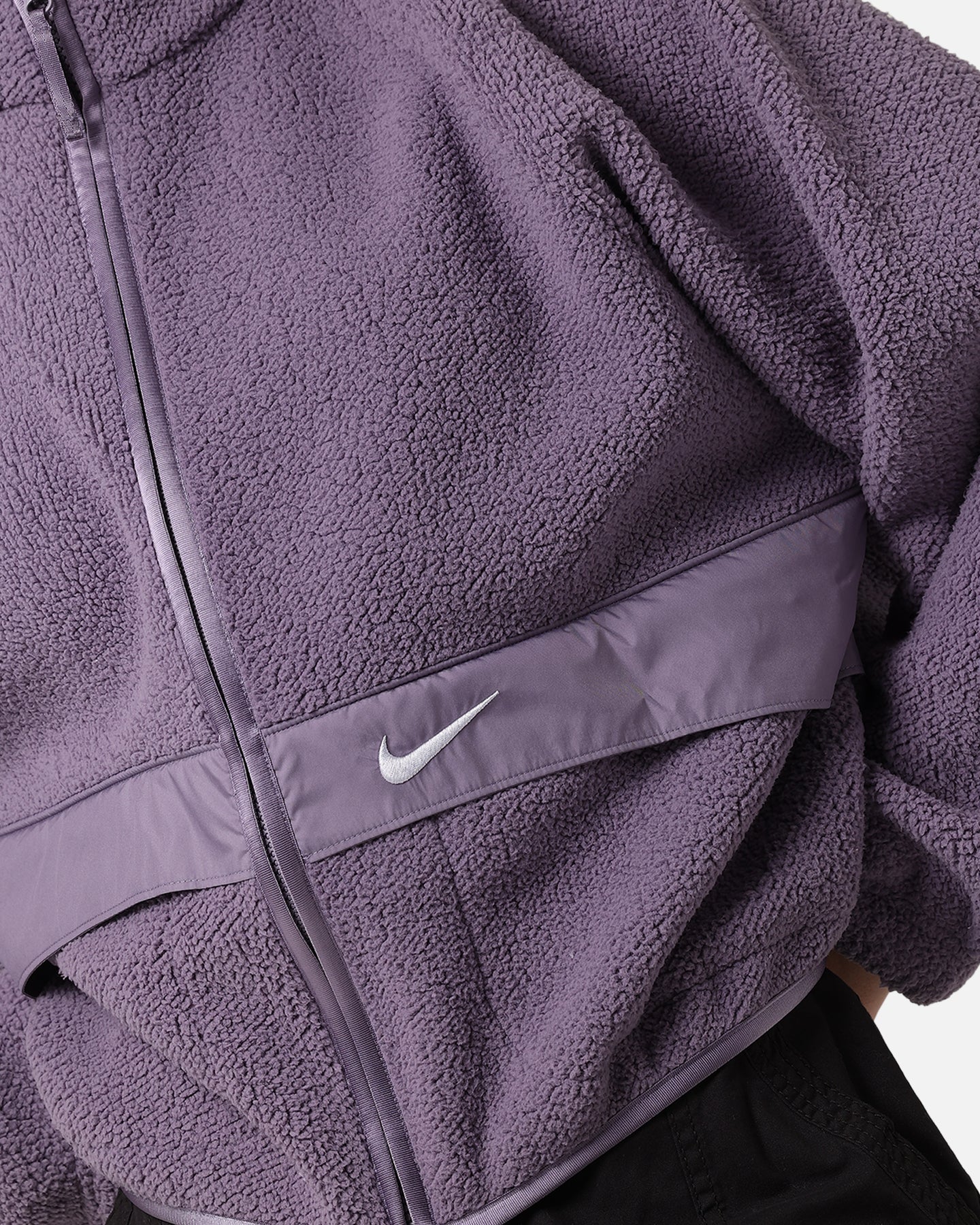 Nike dames sportkleding sherpa jas Daybreak/zuurstof paars