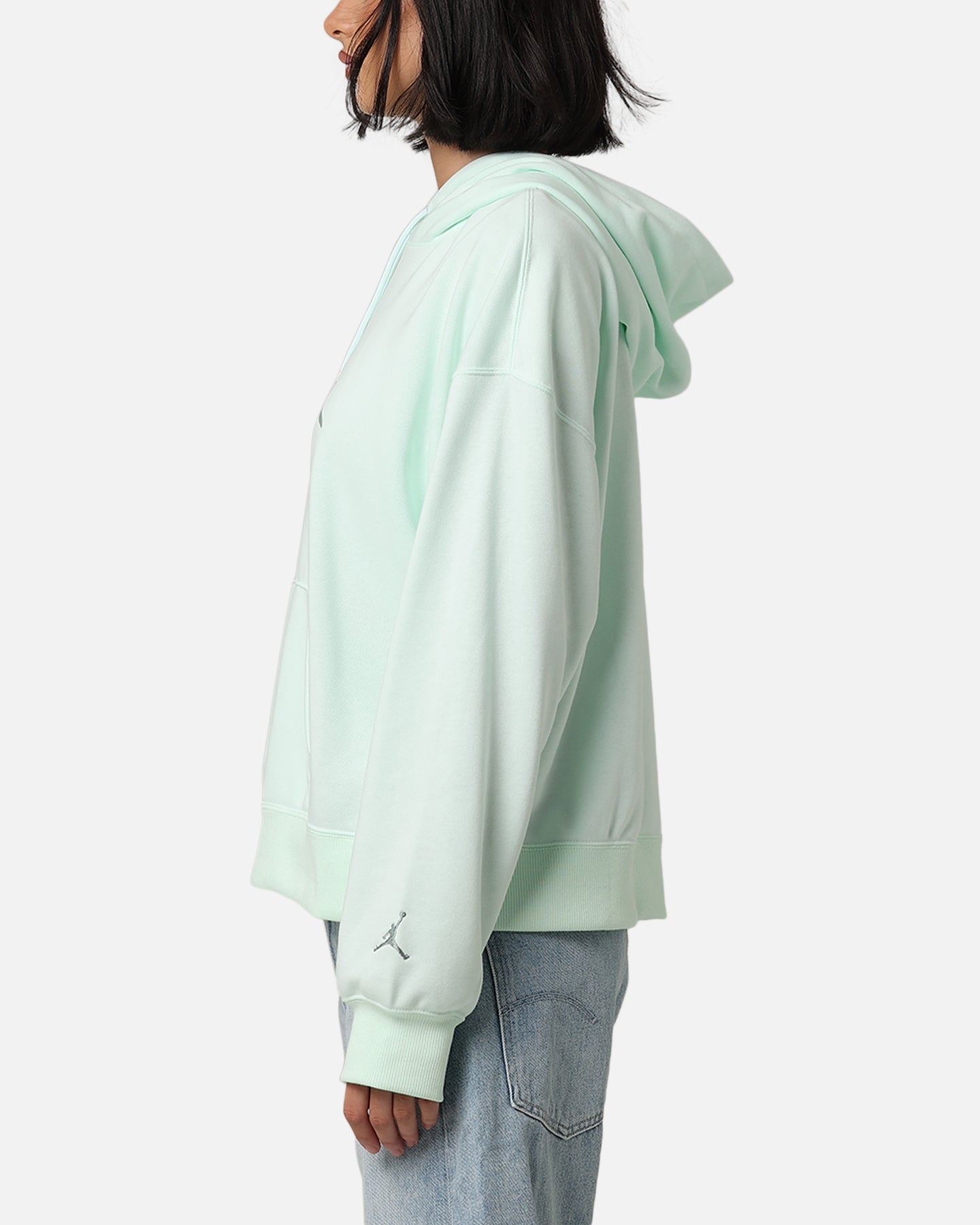 Jordan kvinners Brooklyn Fleece Pullover hettegenser knapt grønn/jade røyk