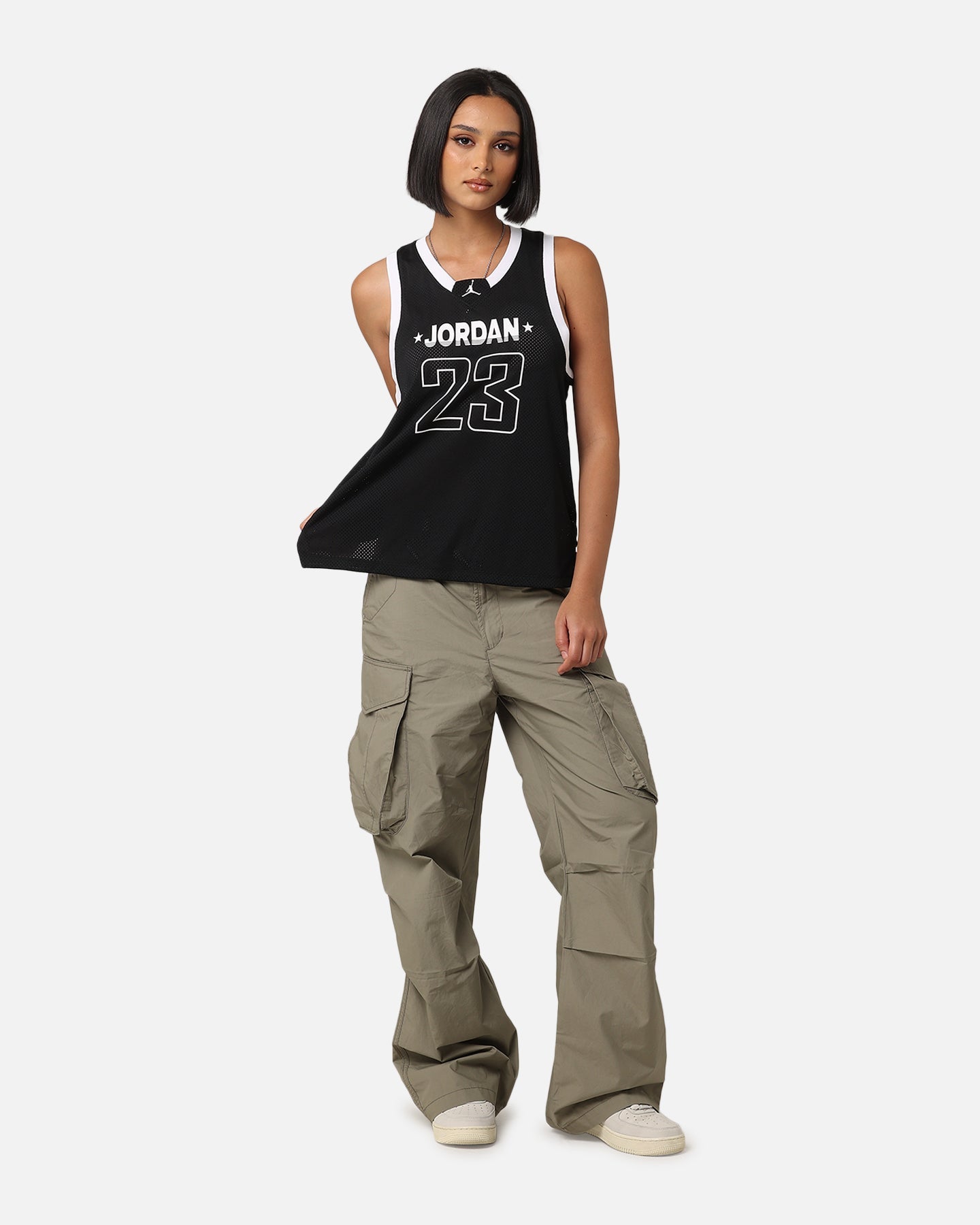 Jordan Women's 23 Jersey Tank Black/White/White