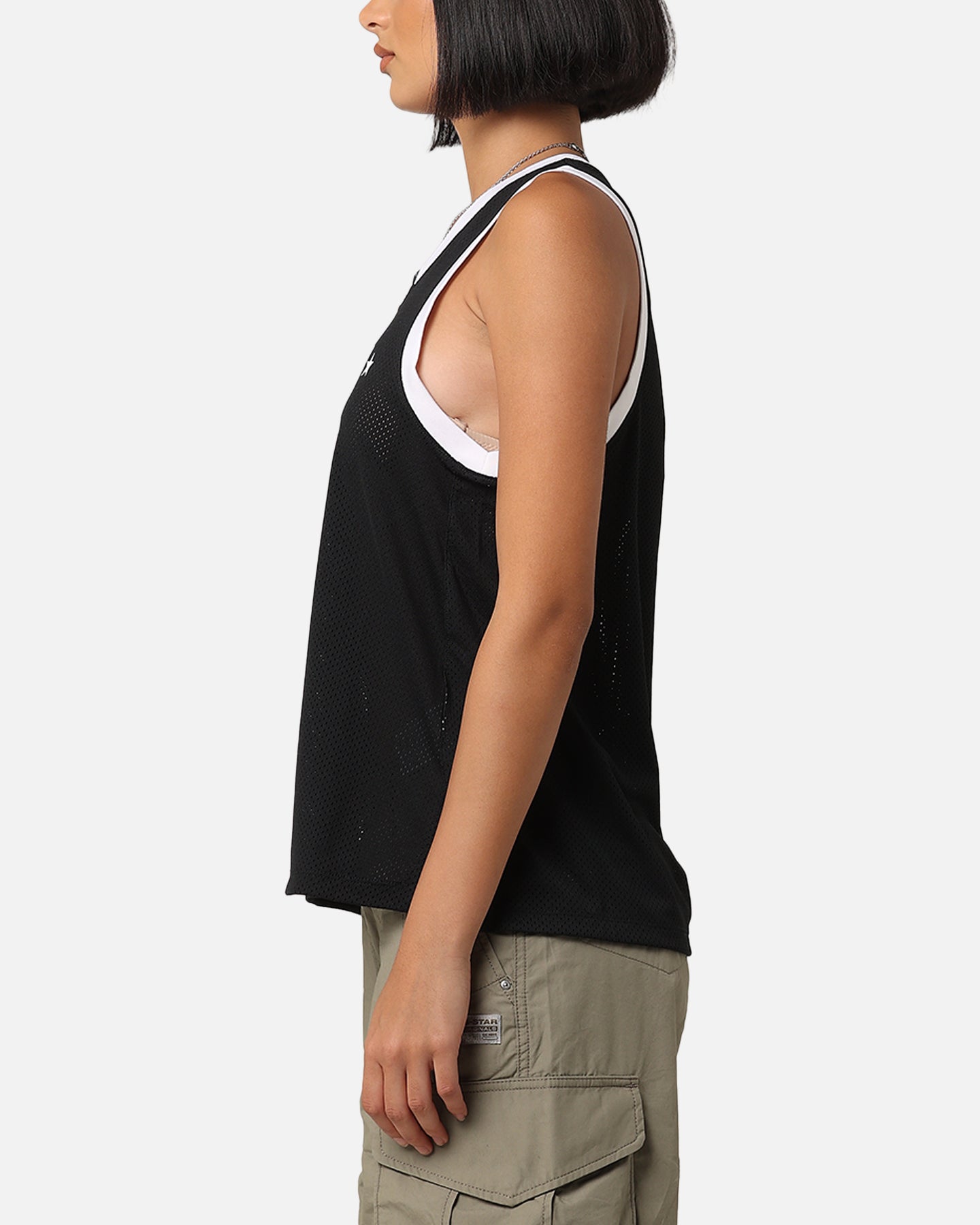 Jordan Damen 23 Jersey Tank Schwarz/Weiß/Weiß