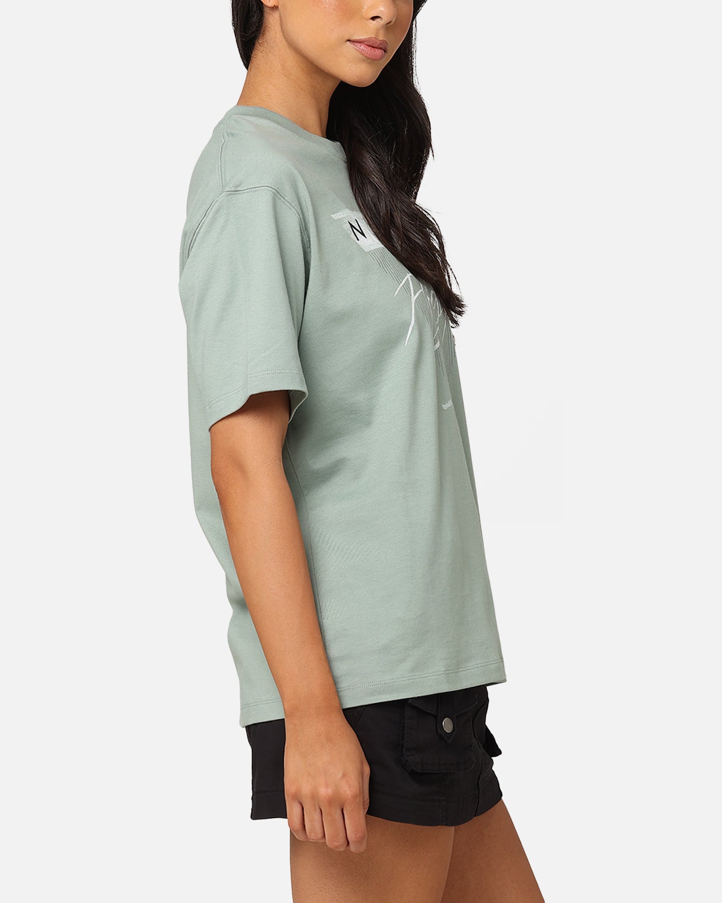 Jordan Women's Flight Heritage Graphic T-shirt knappt grön/jade rök