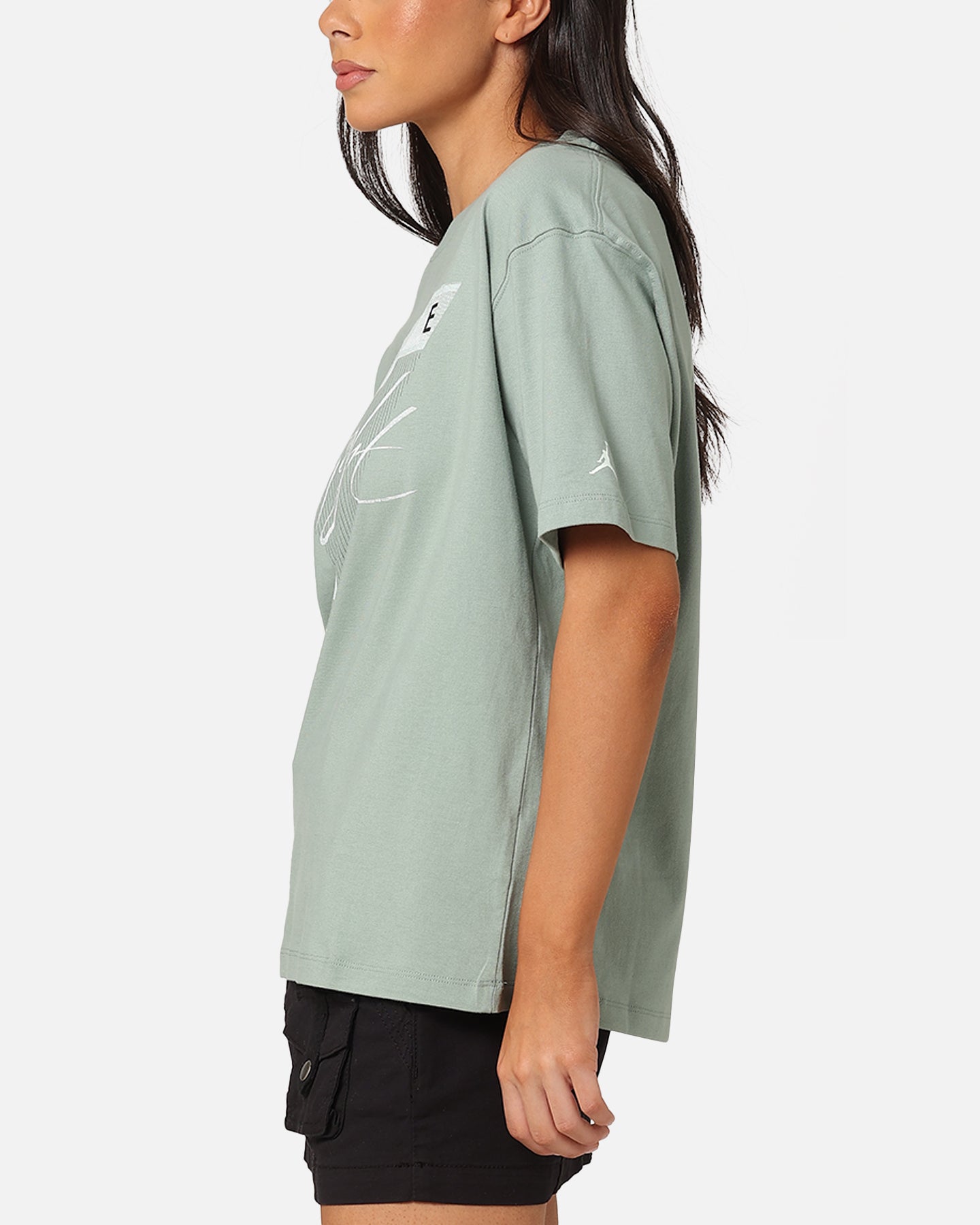 Jordan Women's Flight Heritage Graphic T-shirt à peine vert / Jade Smoke